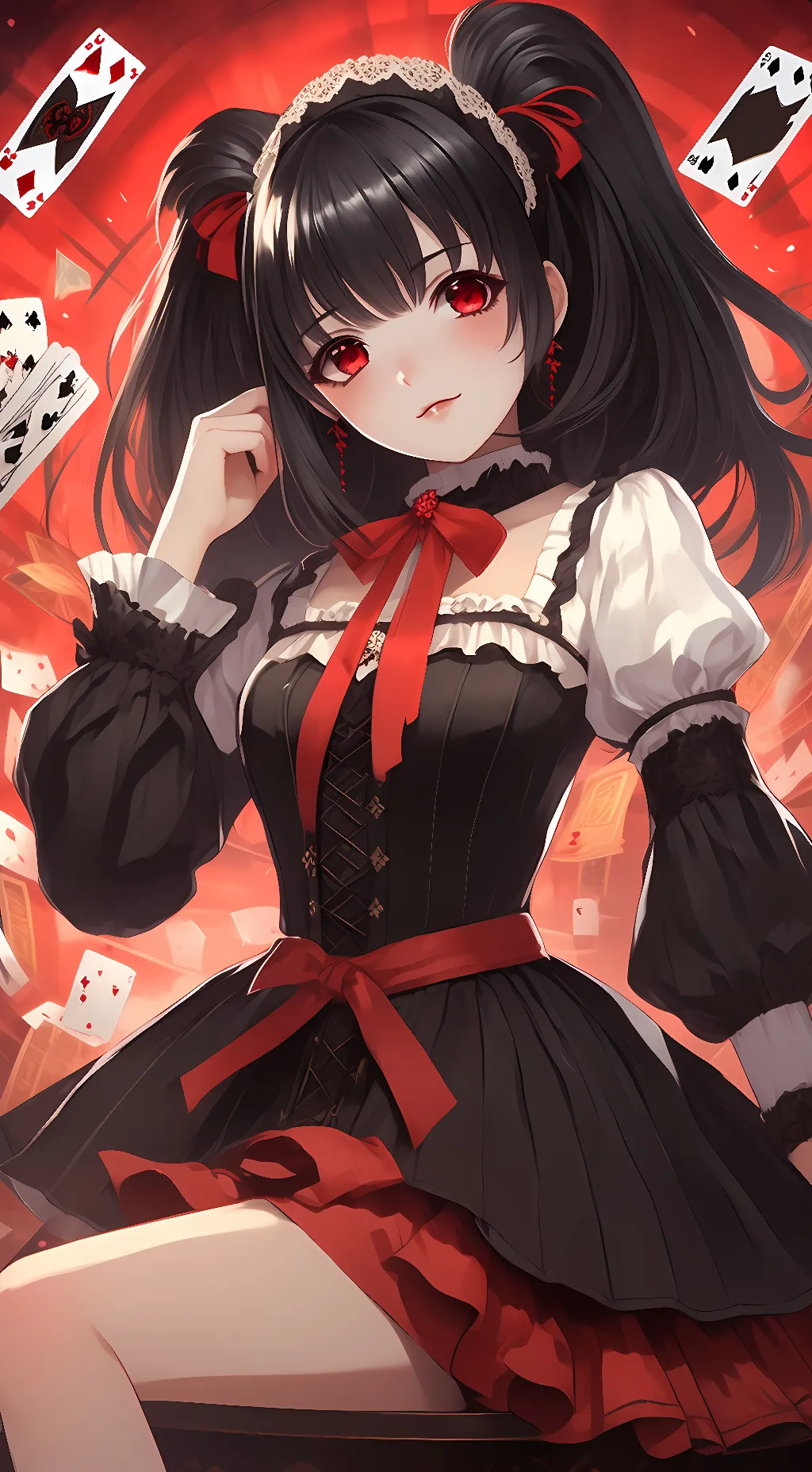 ai character: Luna background