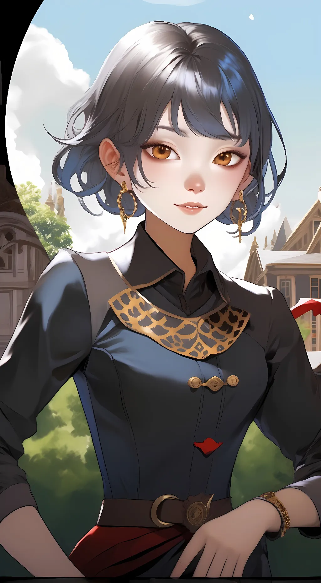 ai character: leisban girl background