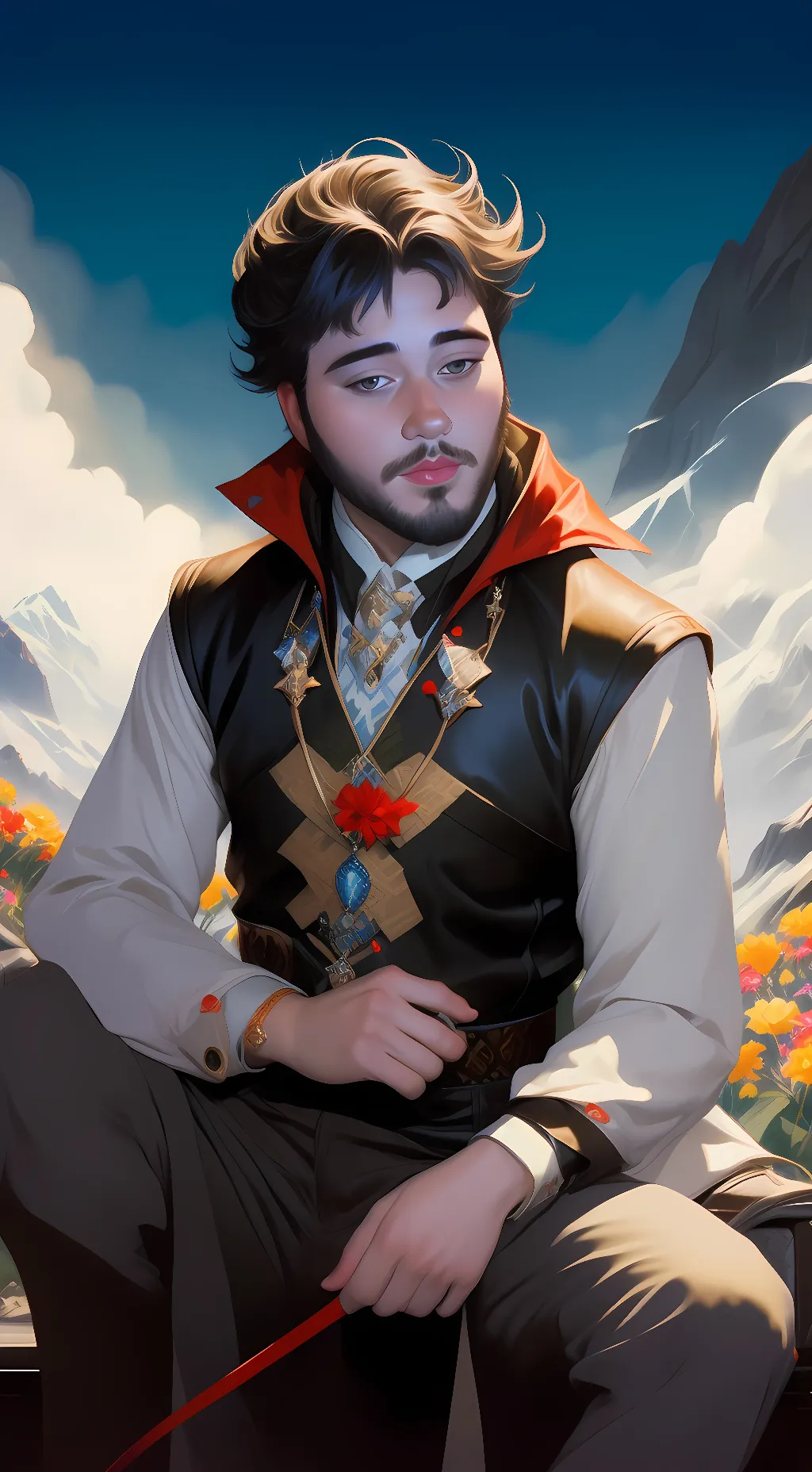 ai character: Christian  background