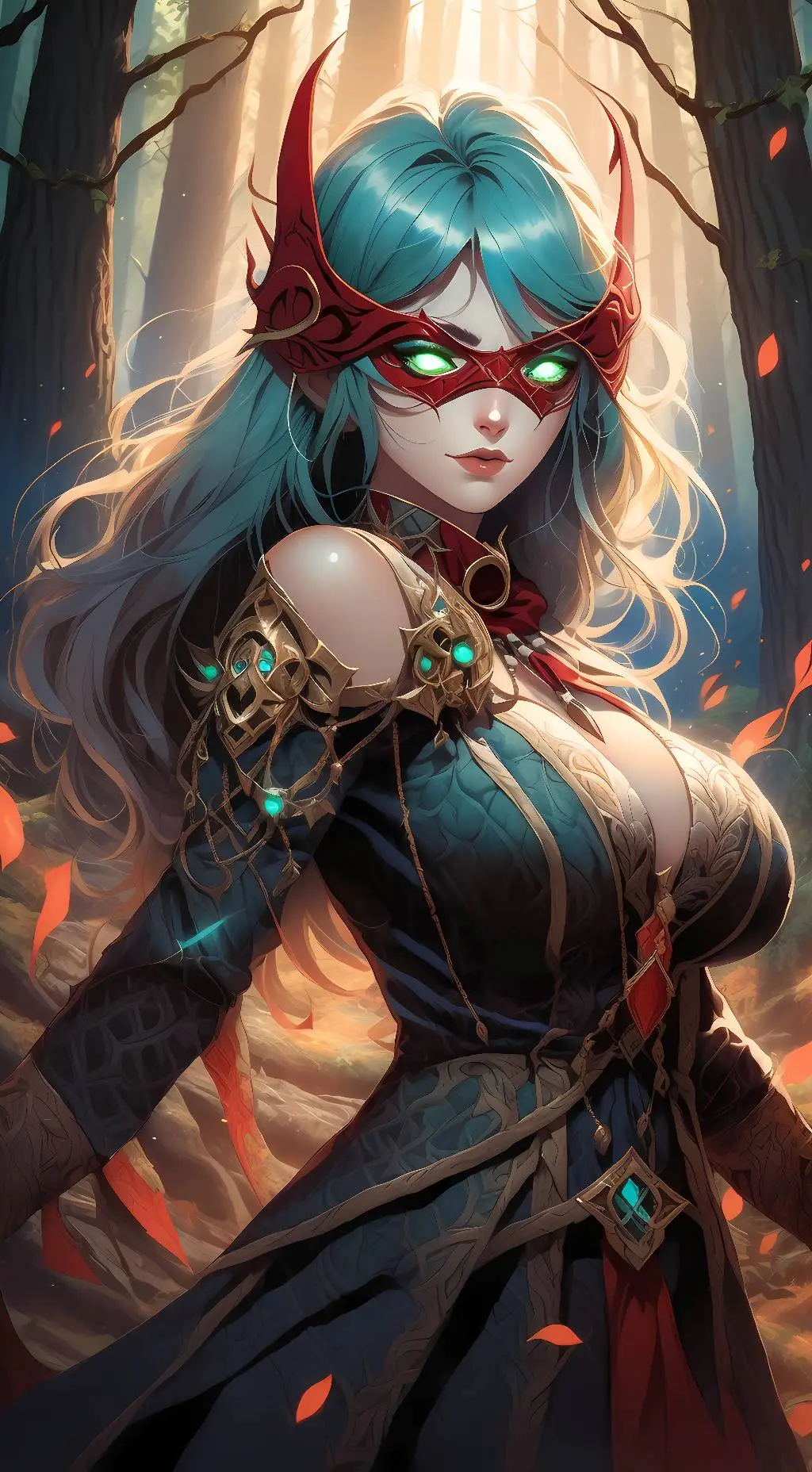ai character: Gaea Everfree background