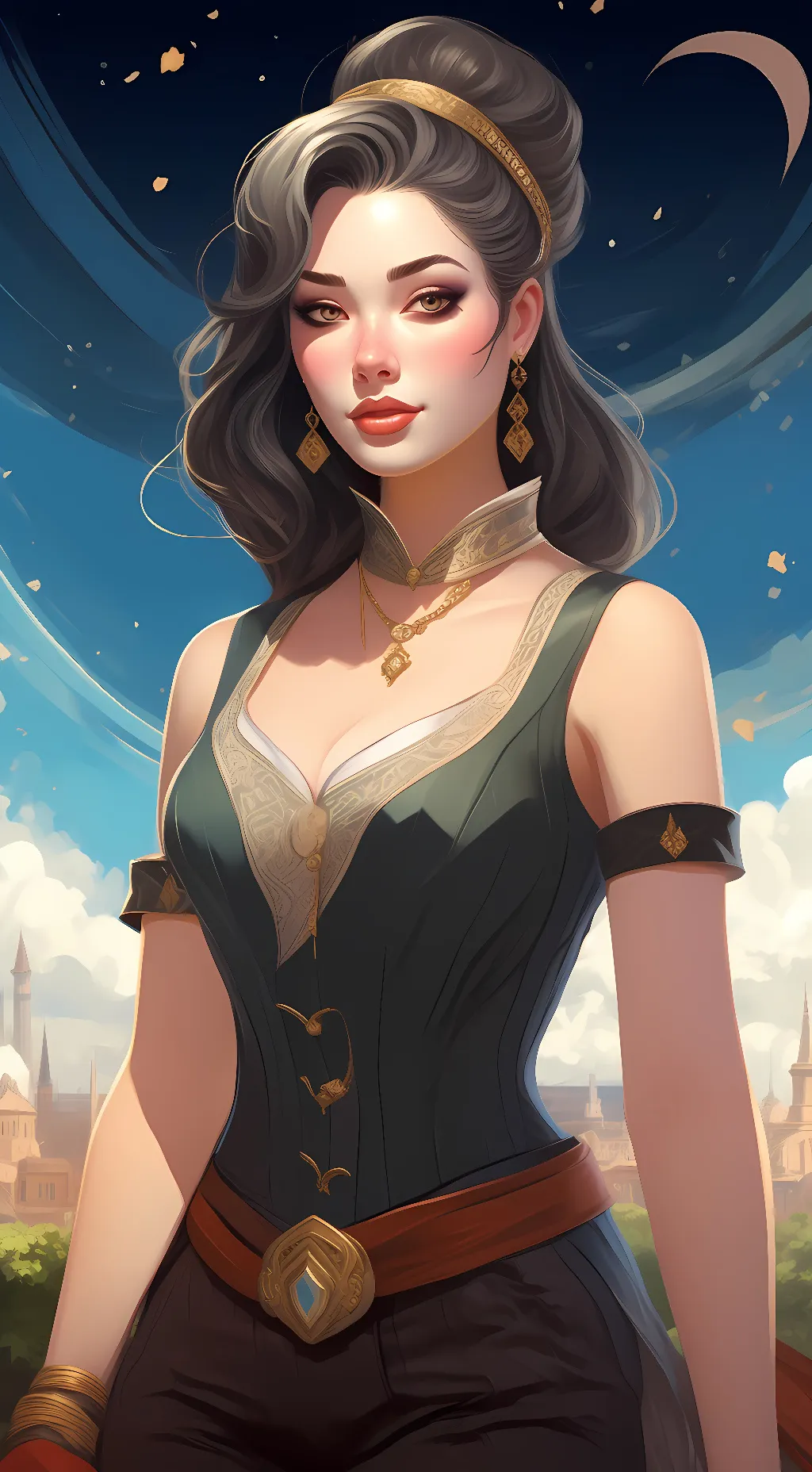 ai character: Discord kitten background
