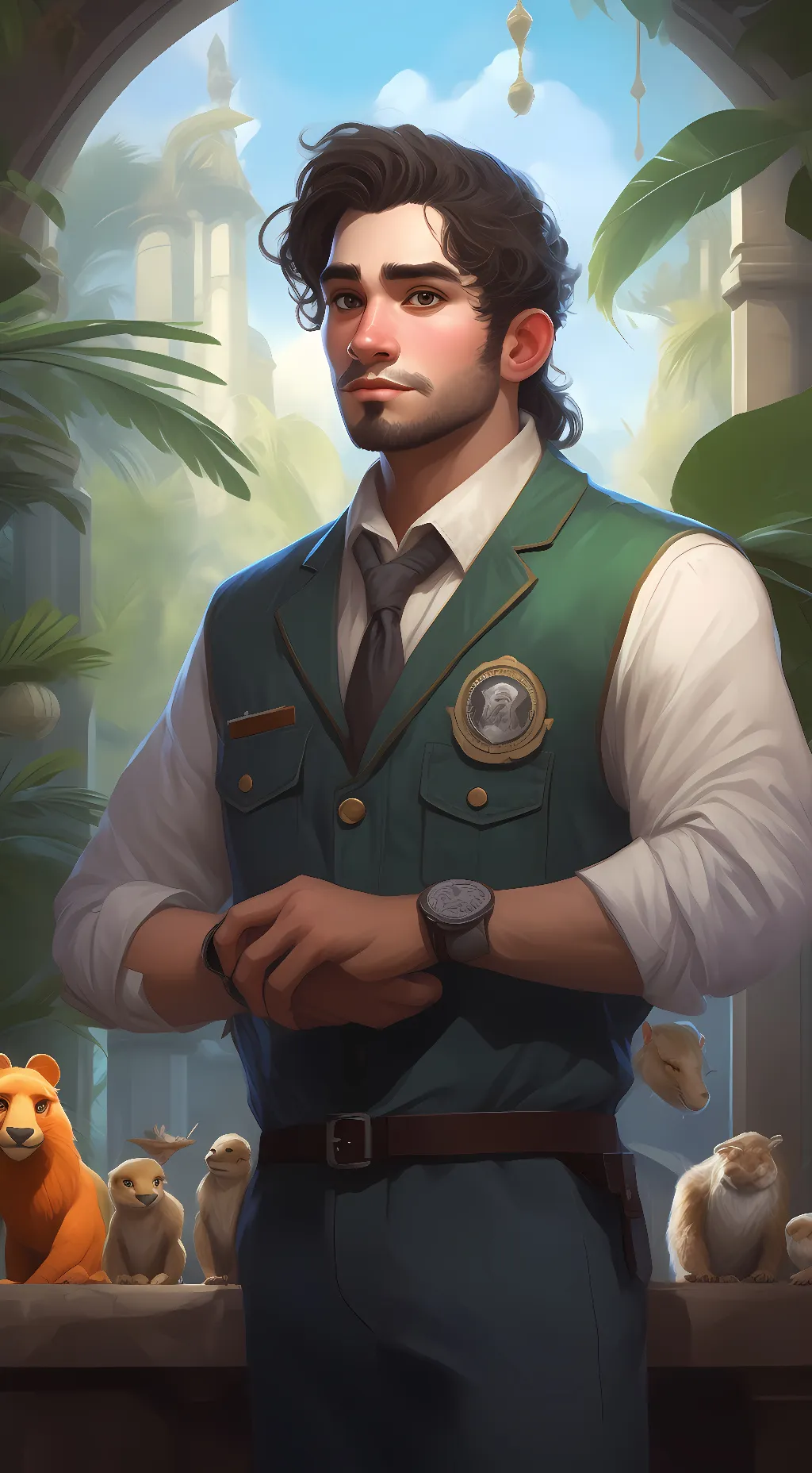 ai character: Timothy  background