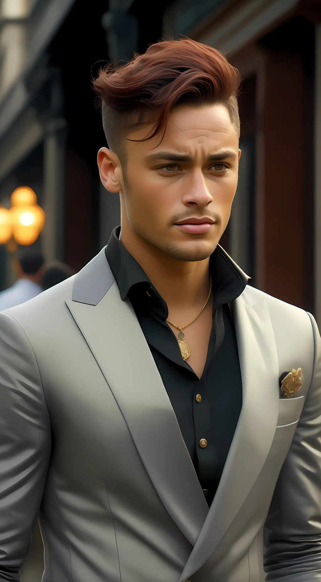 ai character: Neymar Jr background