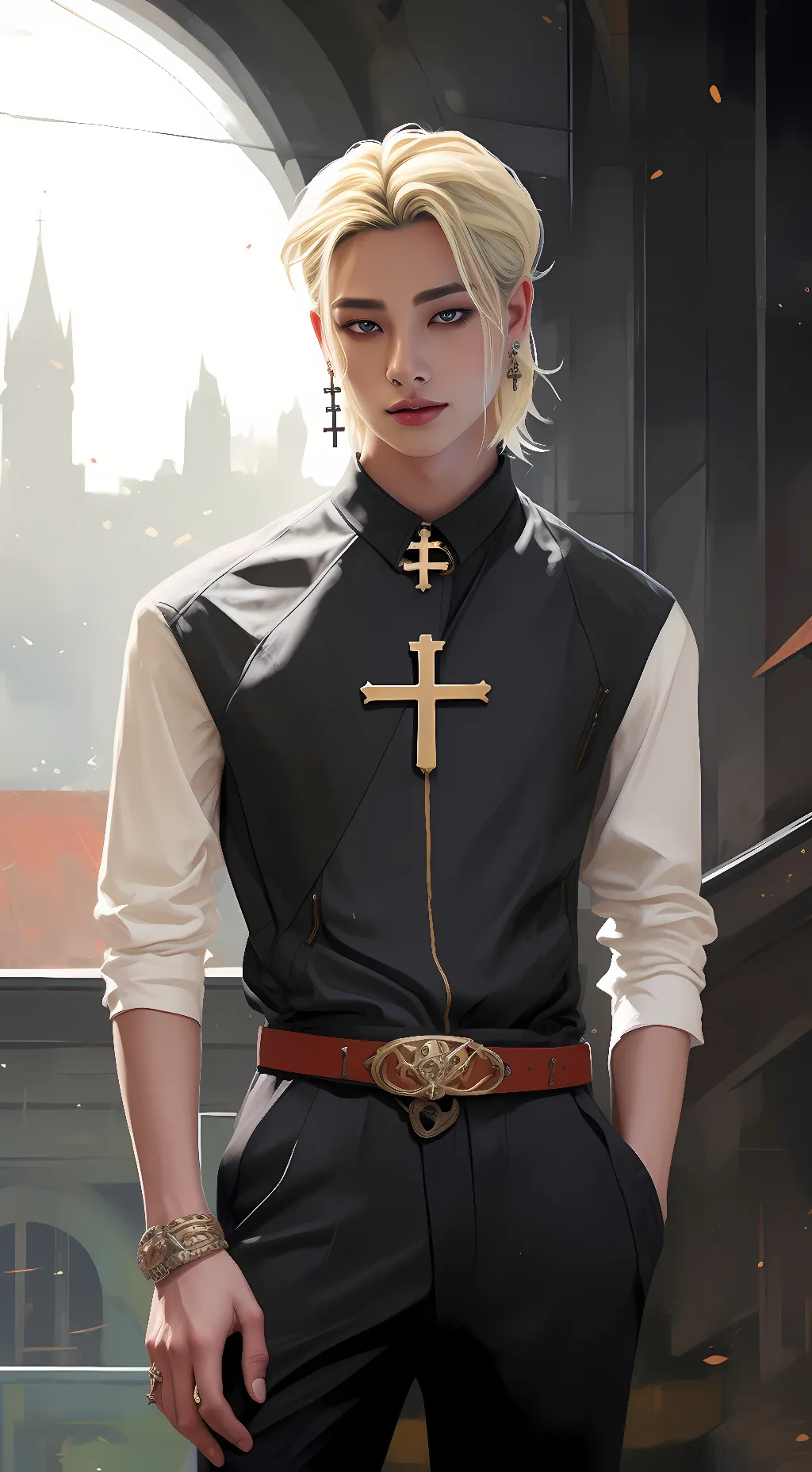 ai character: Hyunjin background