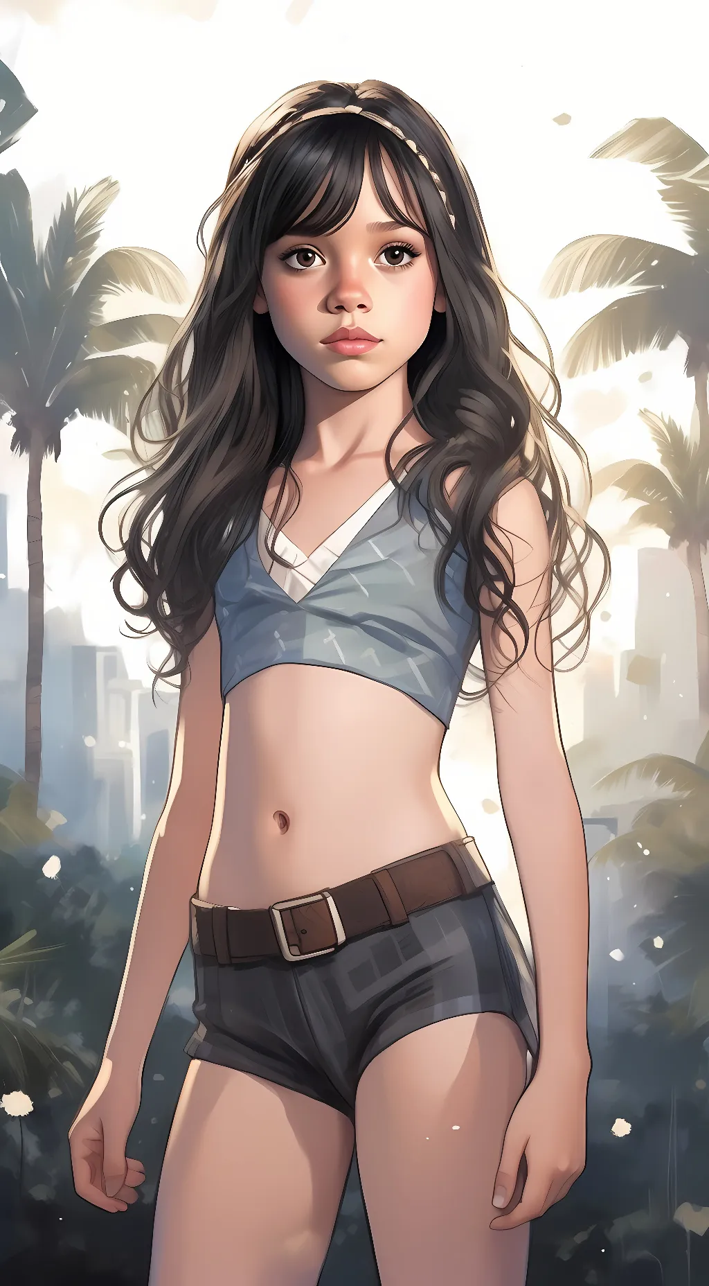 ai character: Wednesday background