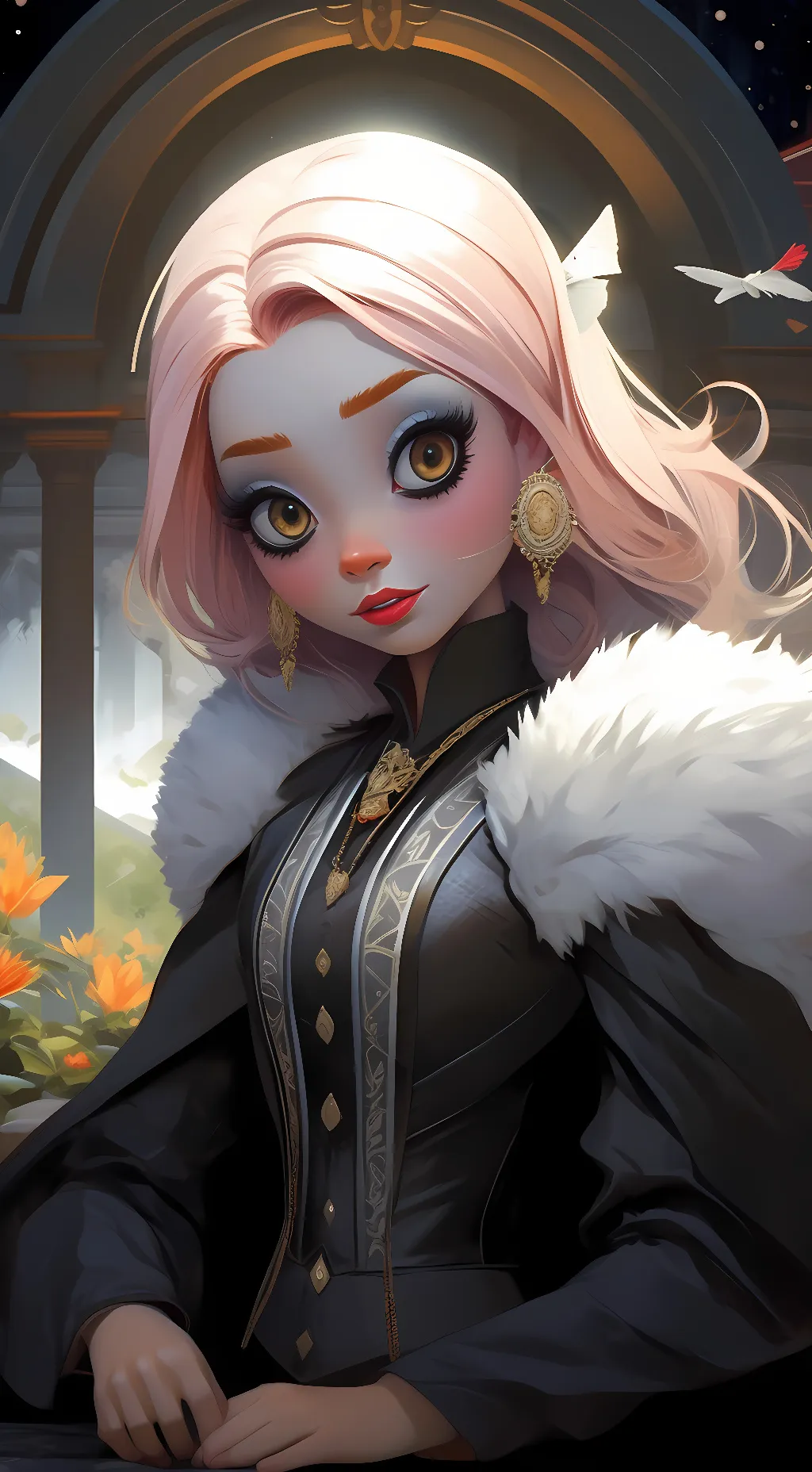 ai character: Poppy background