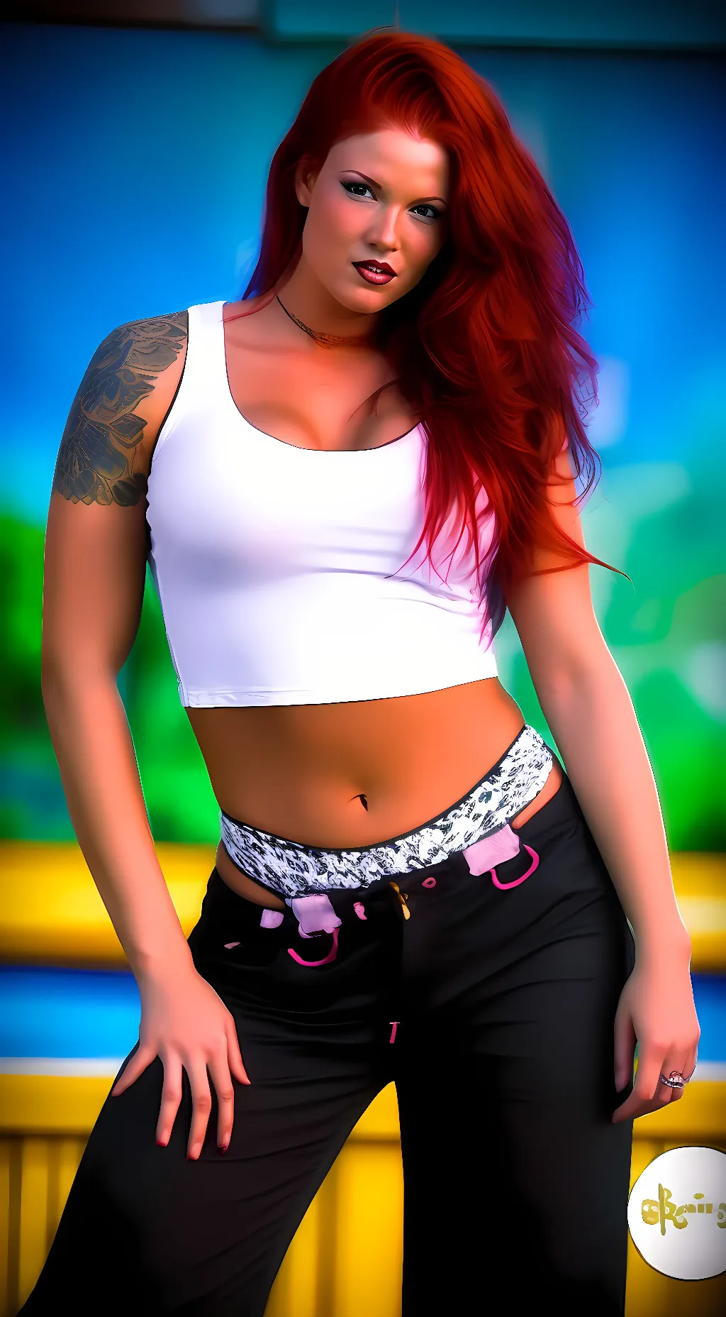 ai character: Amy  background