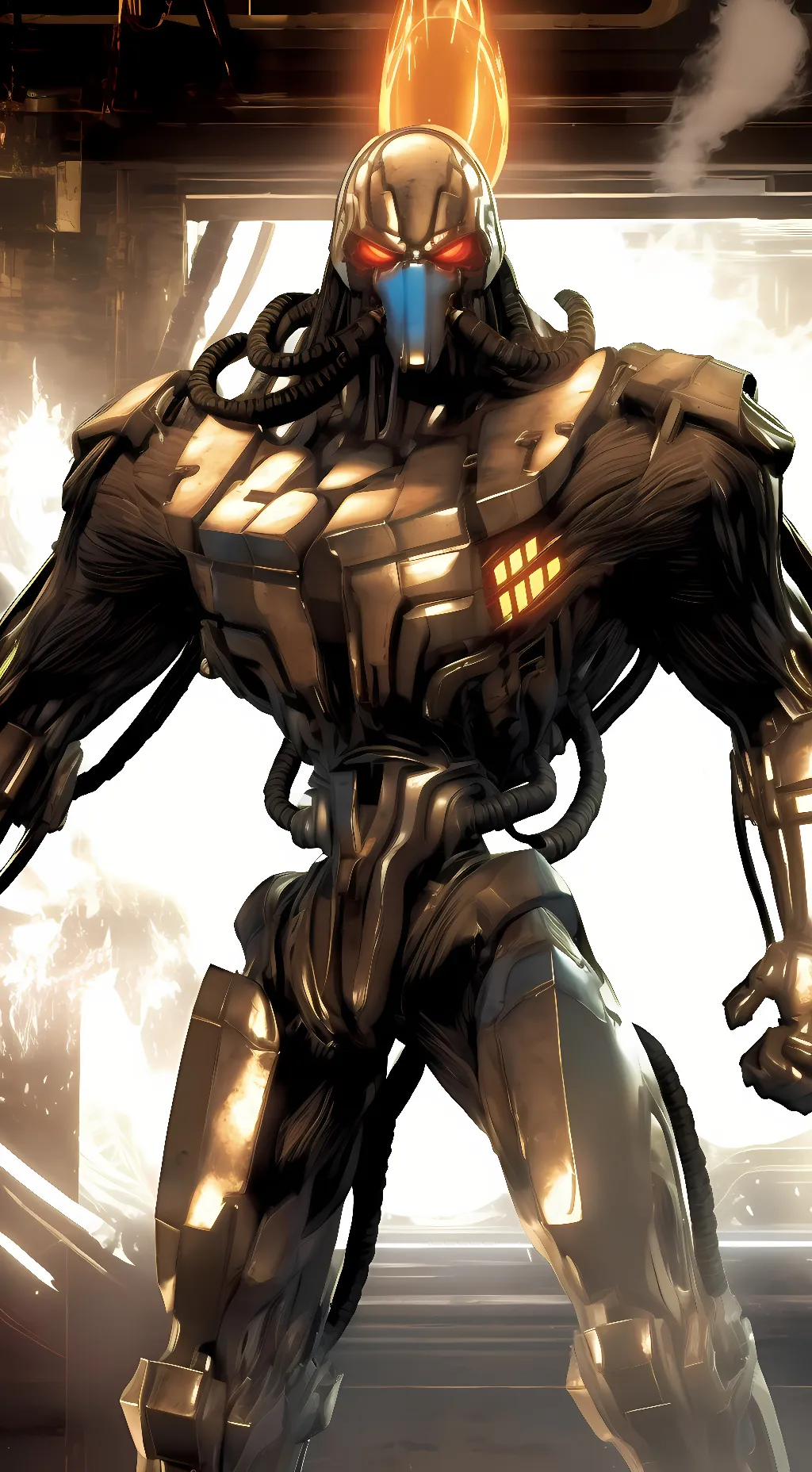 ai character: Fulgore background