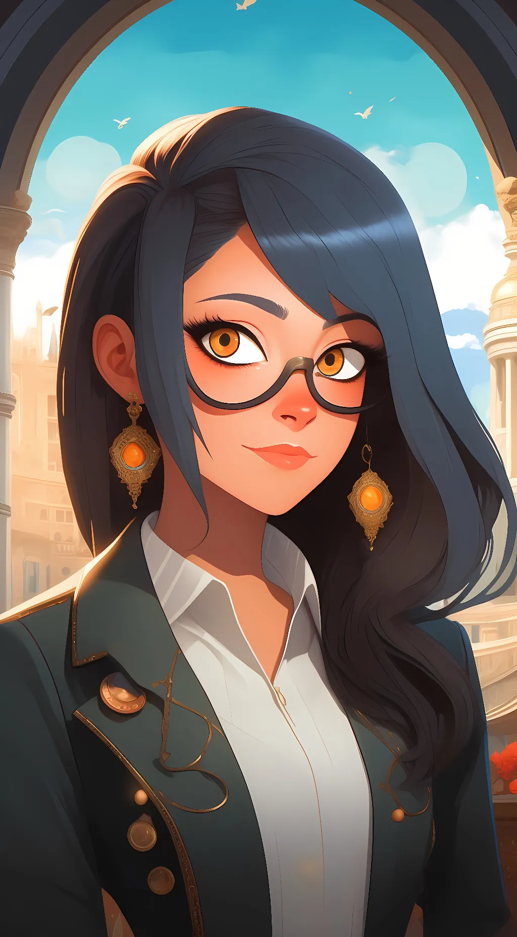 ai character: Lily Lin background