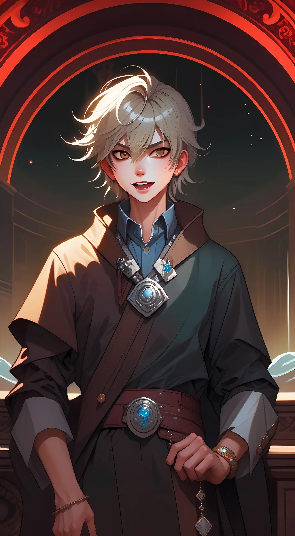 ai character:  vampire Bokugo  background