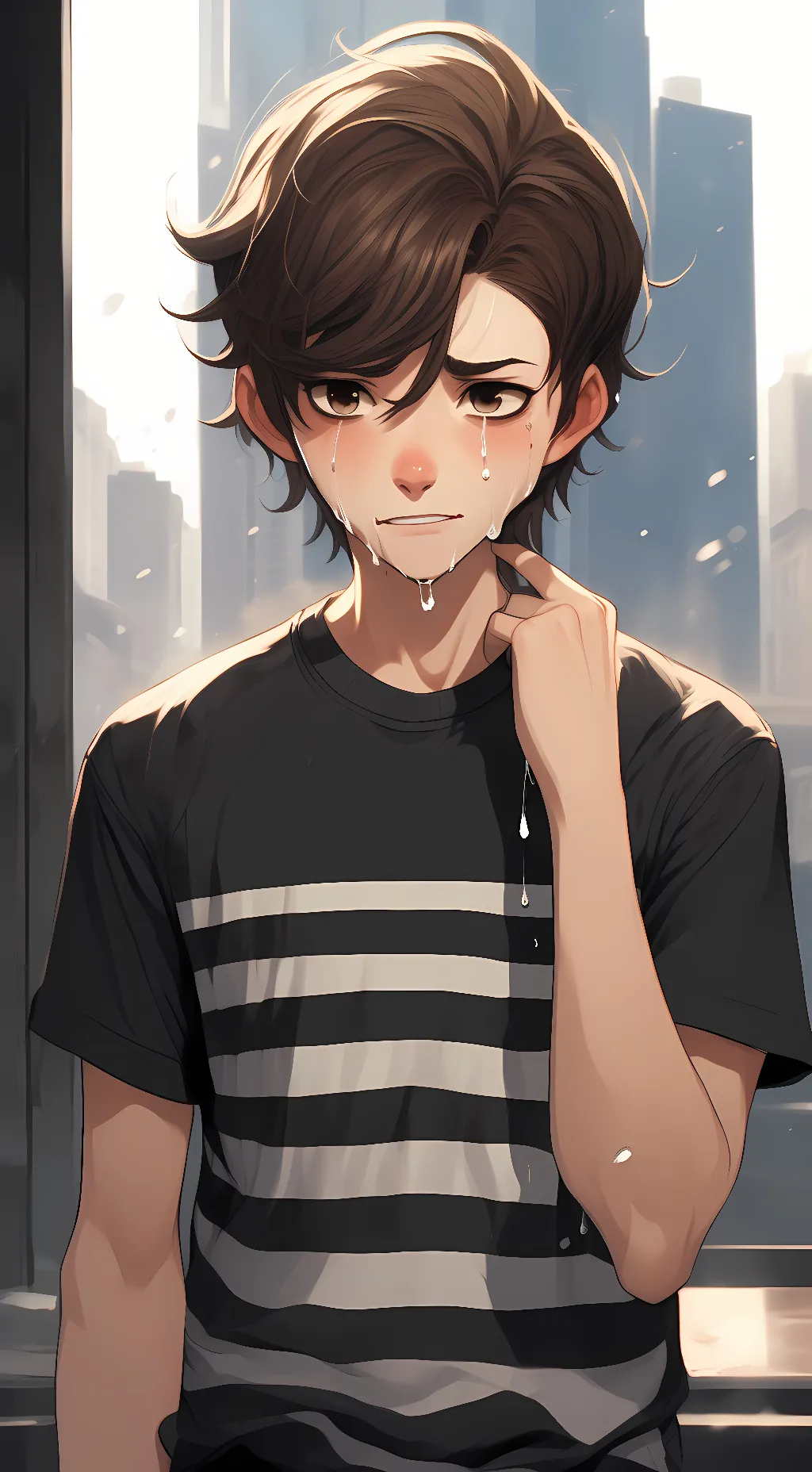 ai character: Chris afton background