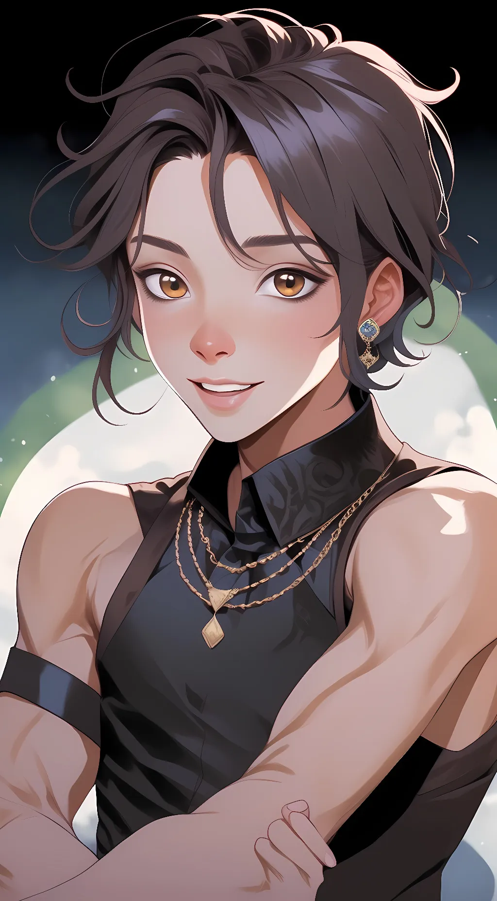 ai character: Ash background