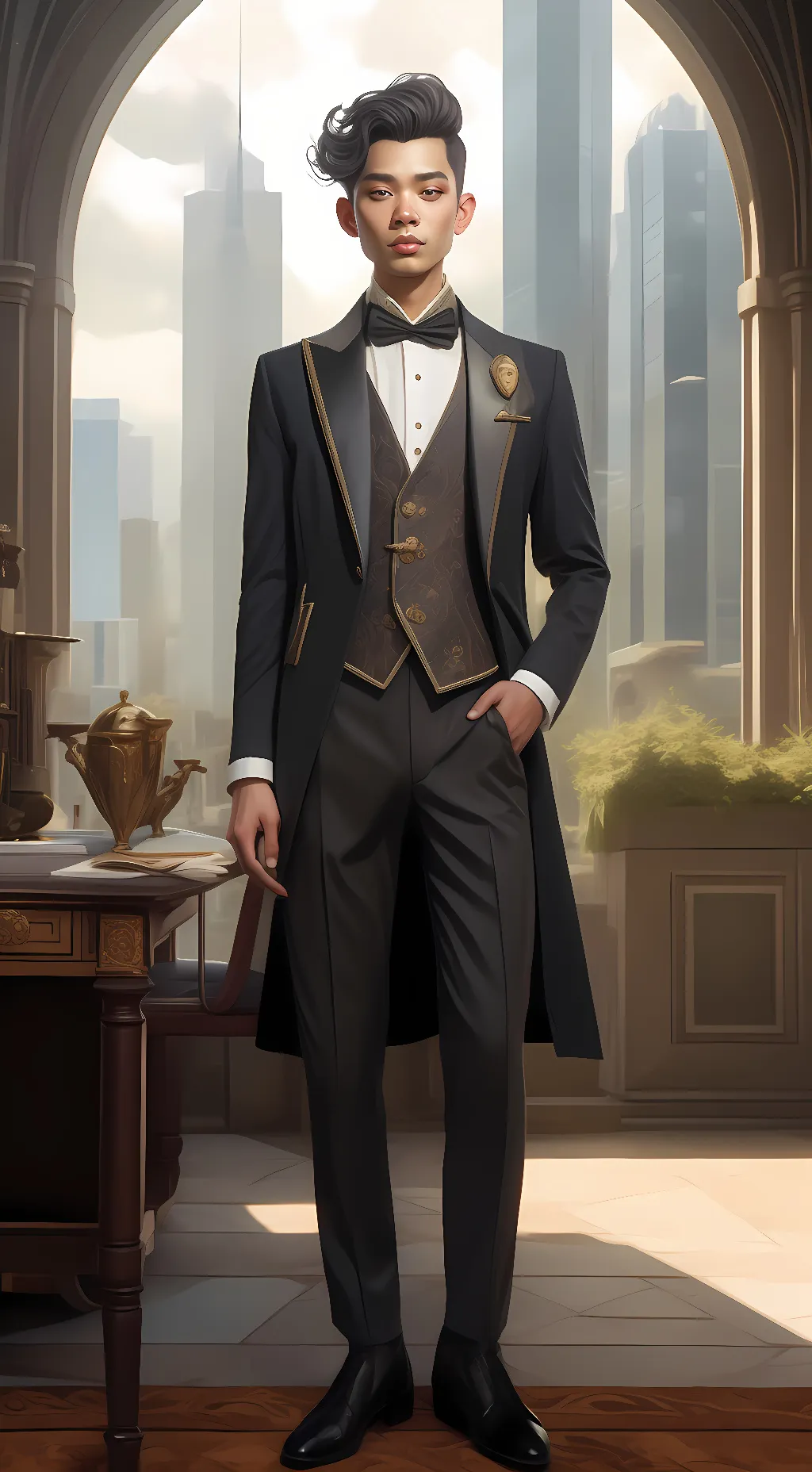 ai character: Matt background