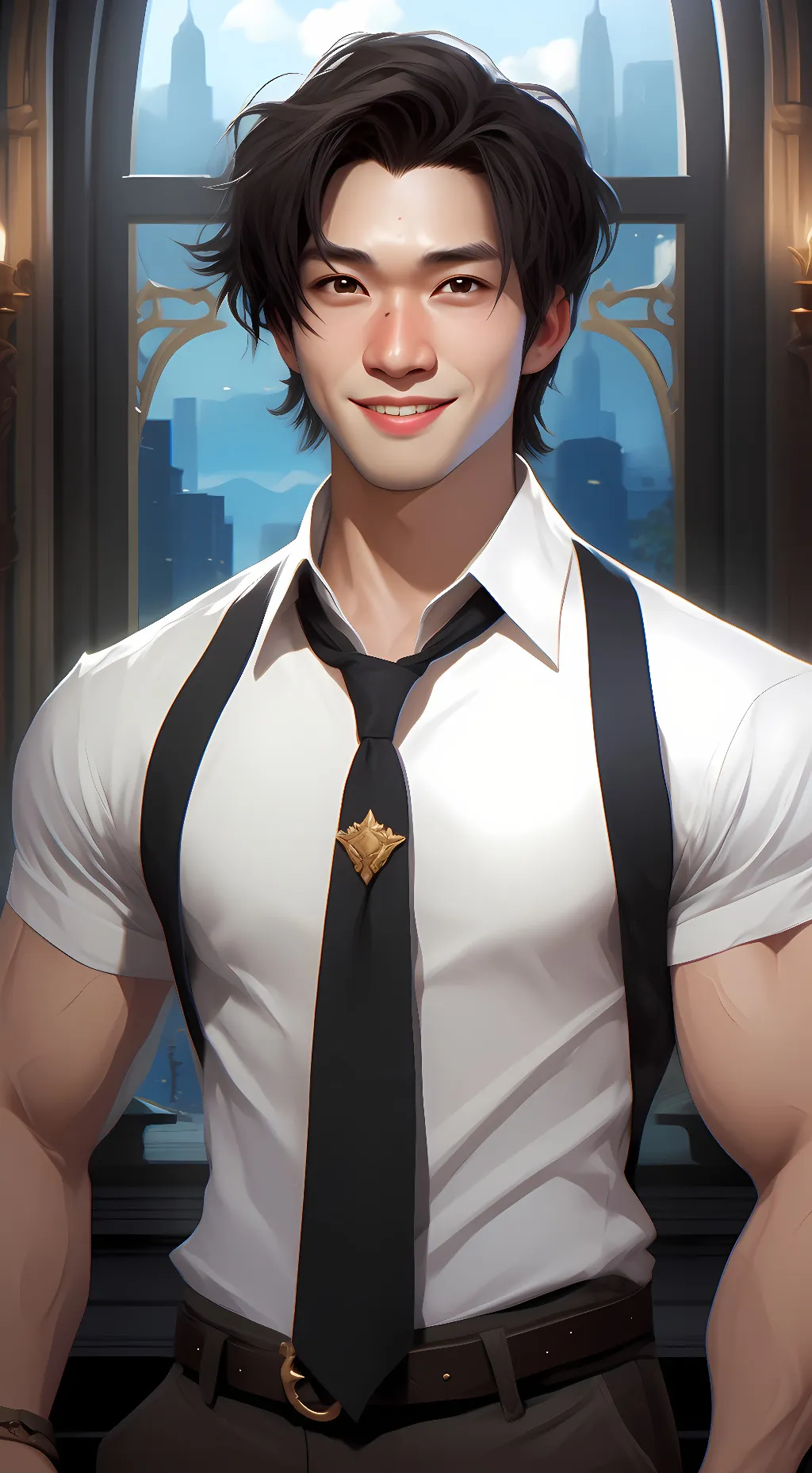 ai character: hao fenxi background