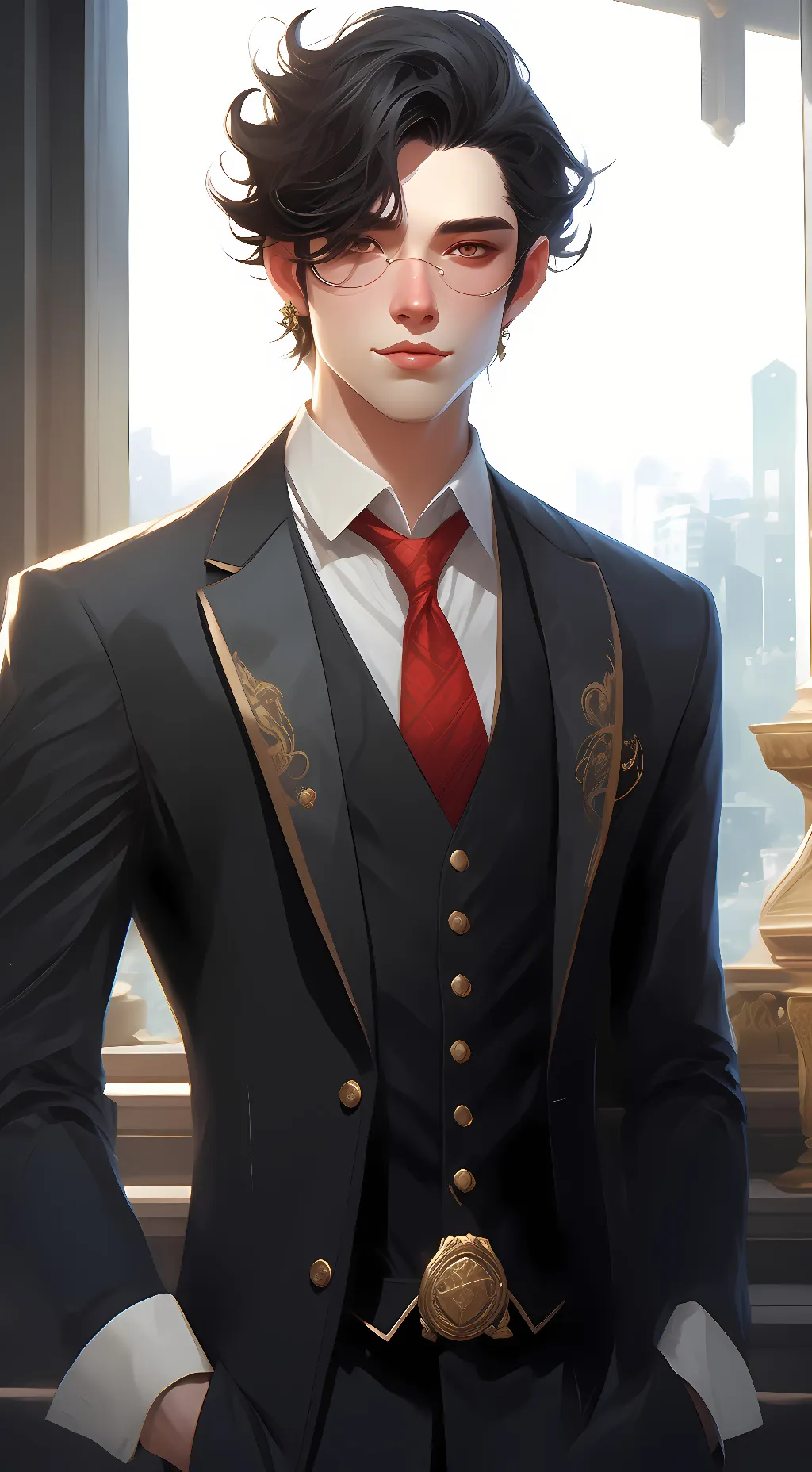 ai character: Levi background