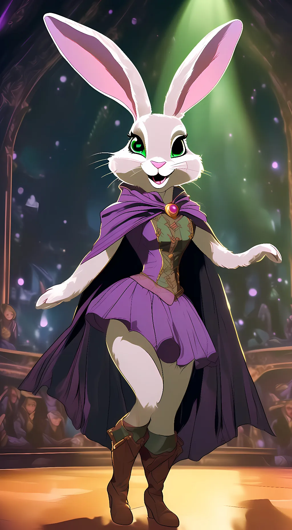 ai character: The Jackalope  background