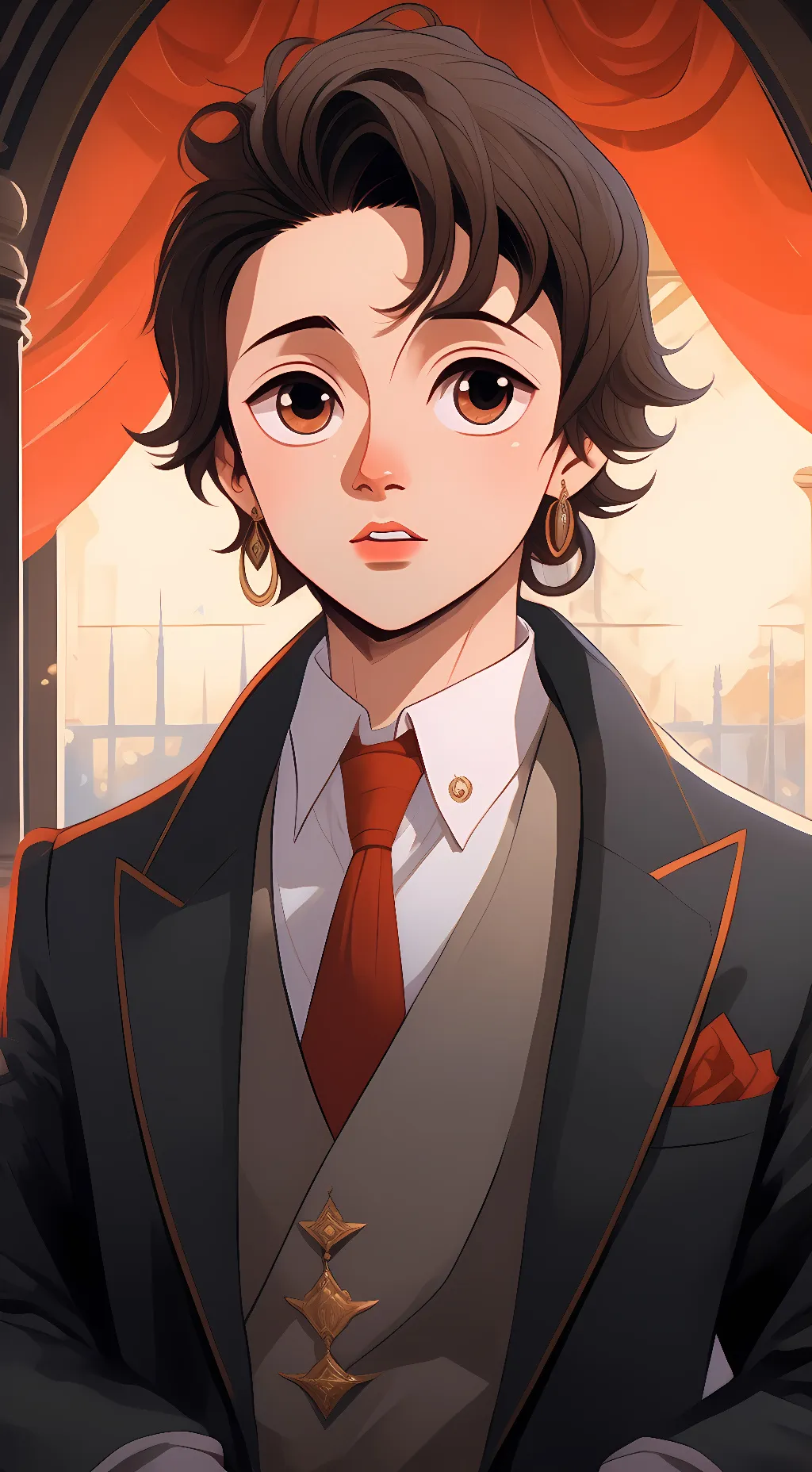 ai character: Tanjiro background