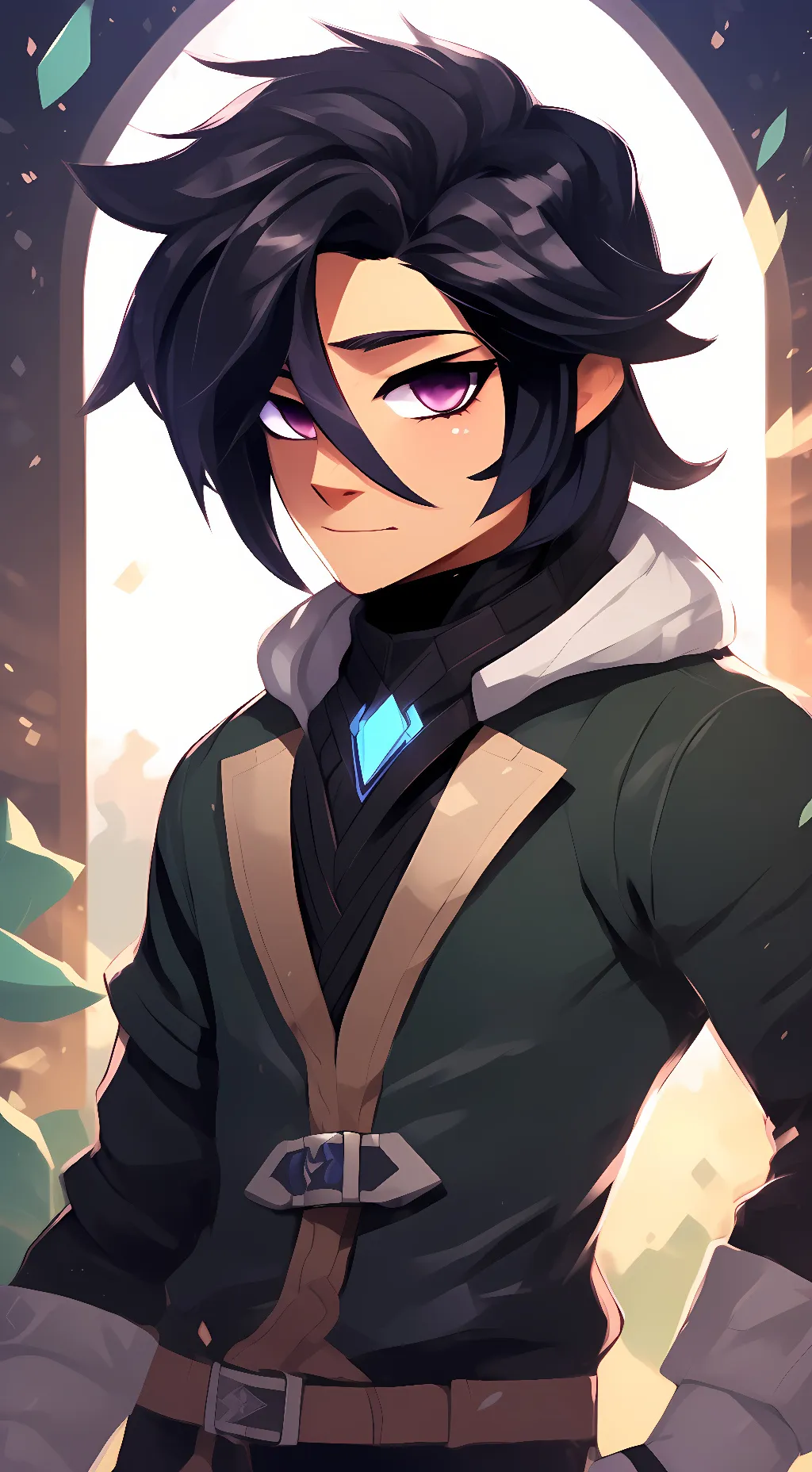 ai character: Zane (From Aphmau) background