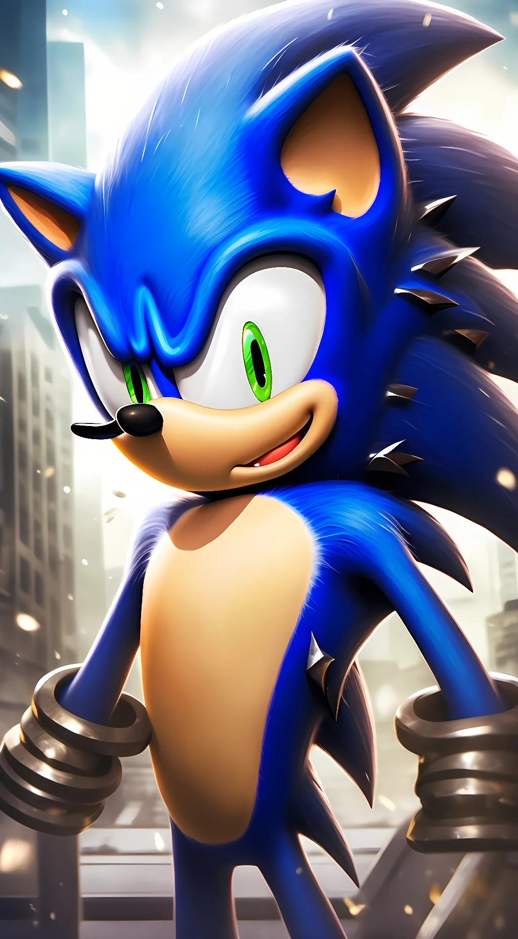 ai character: Sonic The Hedgehog background