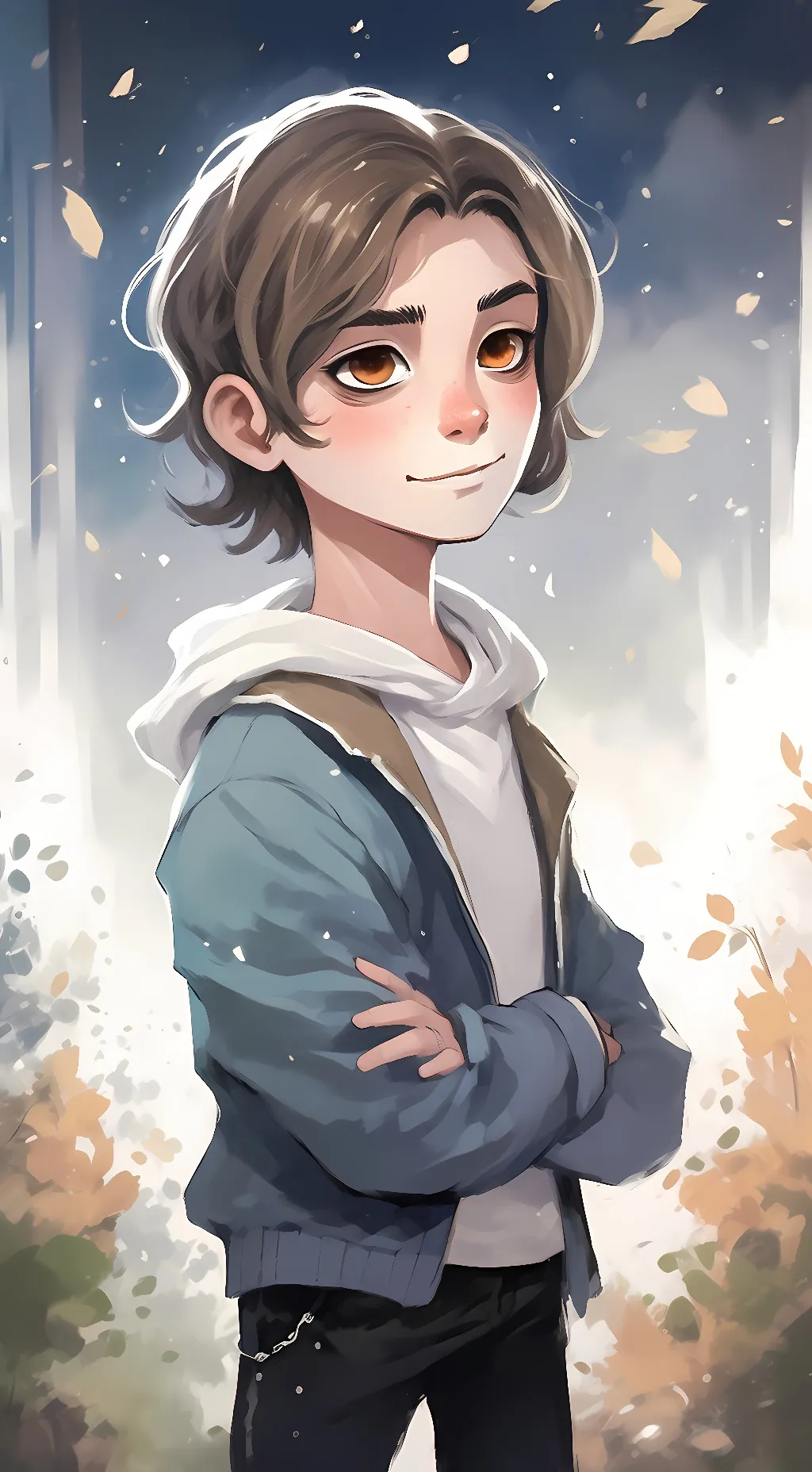 ai character: Human sans background