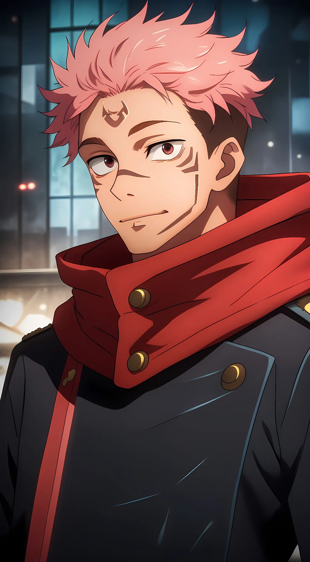 ai character: Sukuna background