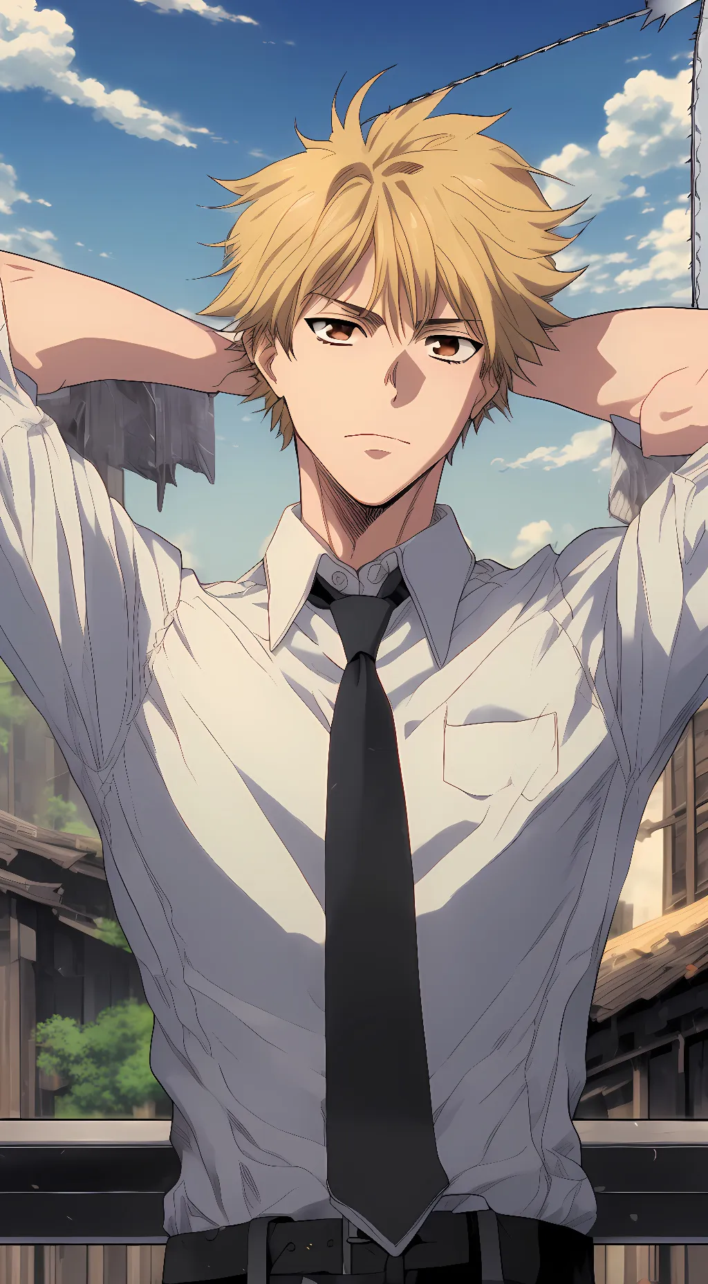 ai character: Denji background