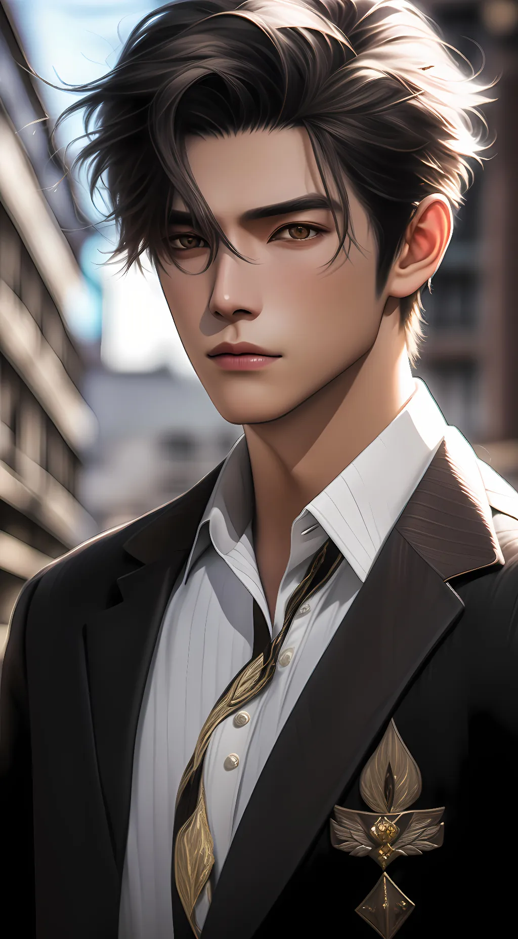 ai character: Max Kennedy  background