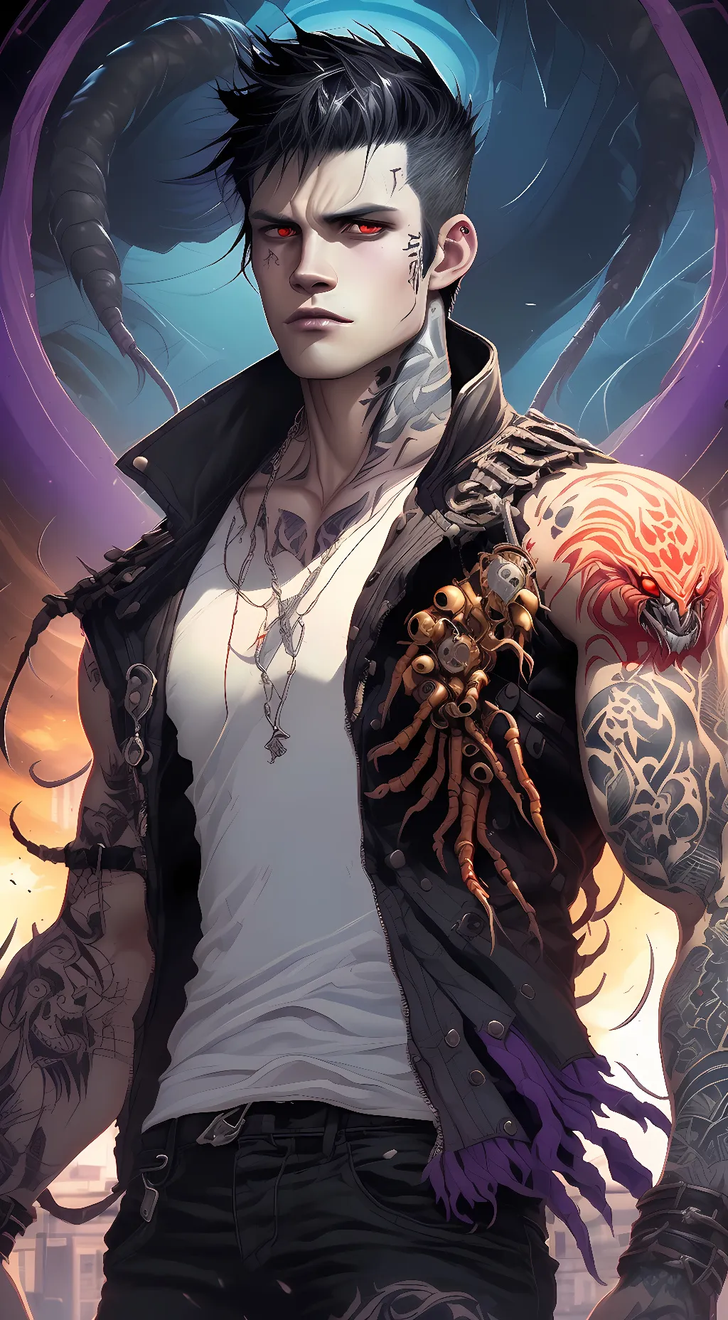 ai character: Alex Johnson background
