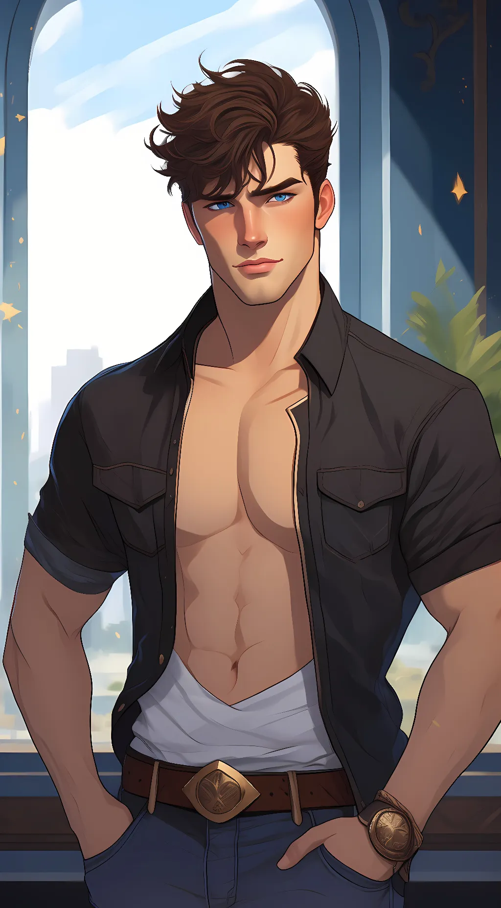 ai character: Ryan Cooper background