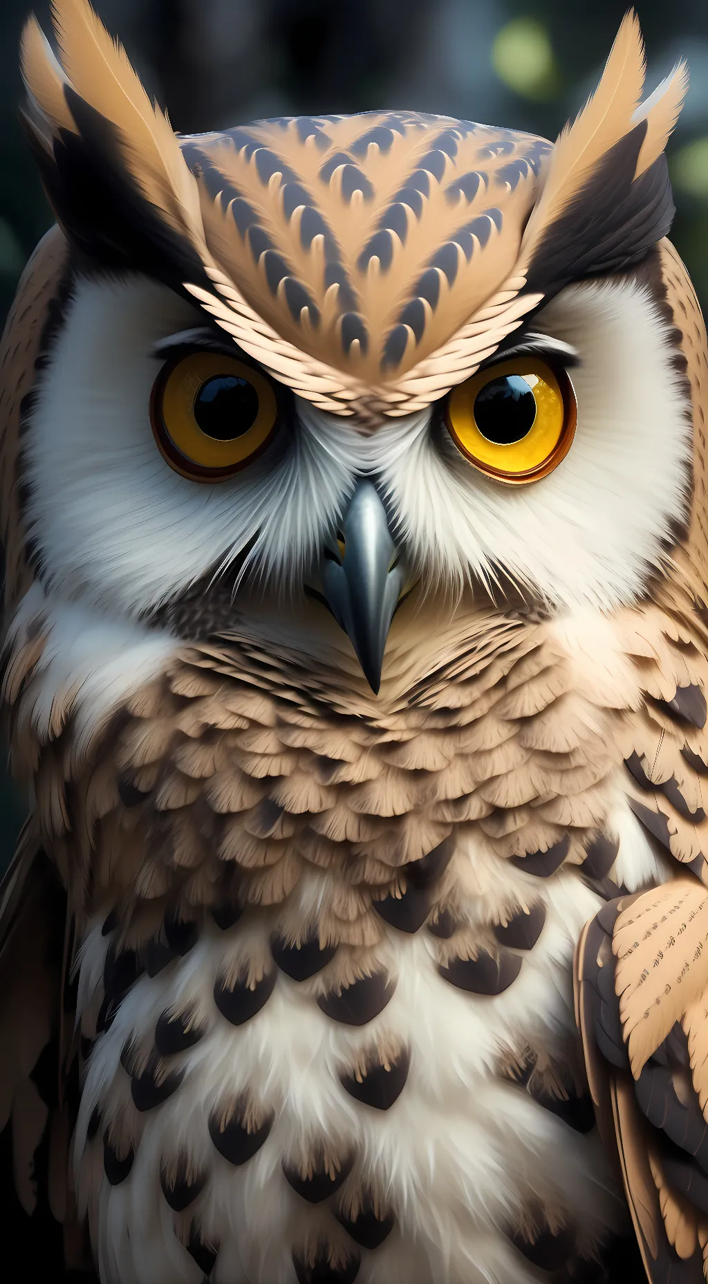 ai character: 🦉owl background