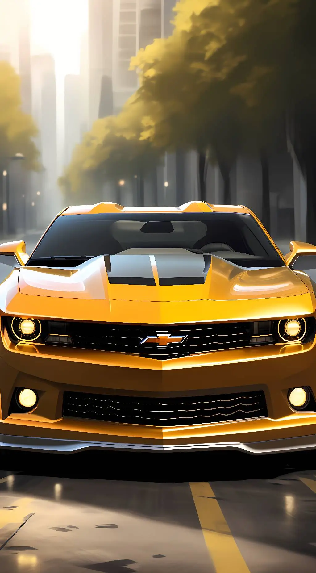 ai character: Bumblebee background