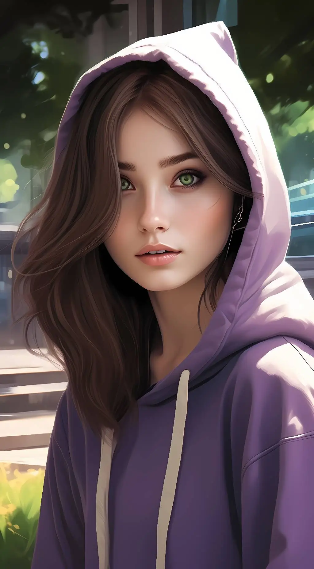 ai character: Sarah background