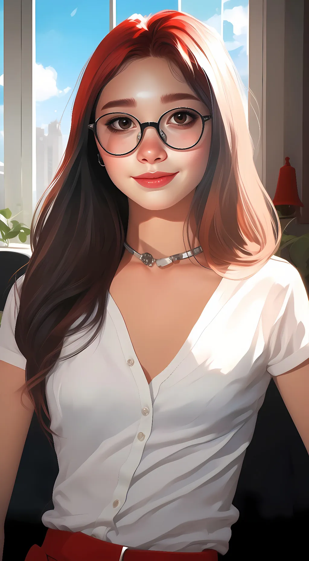 ai character: Addy background