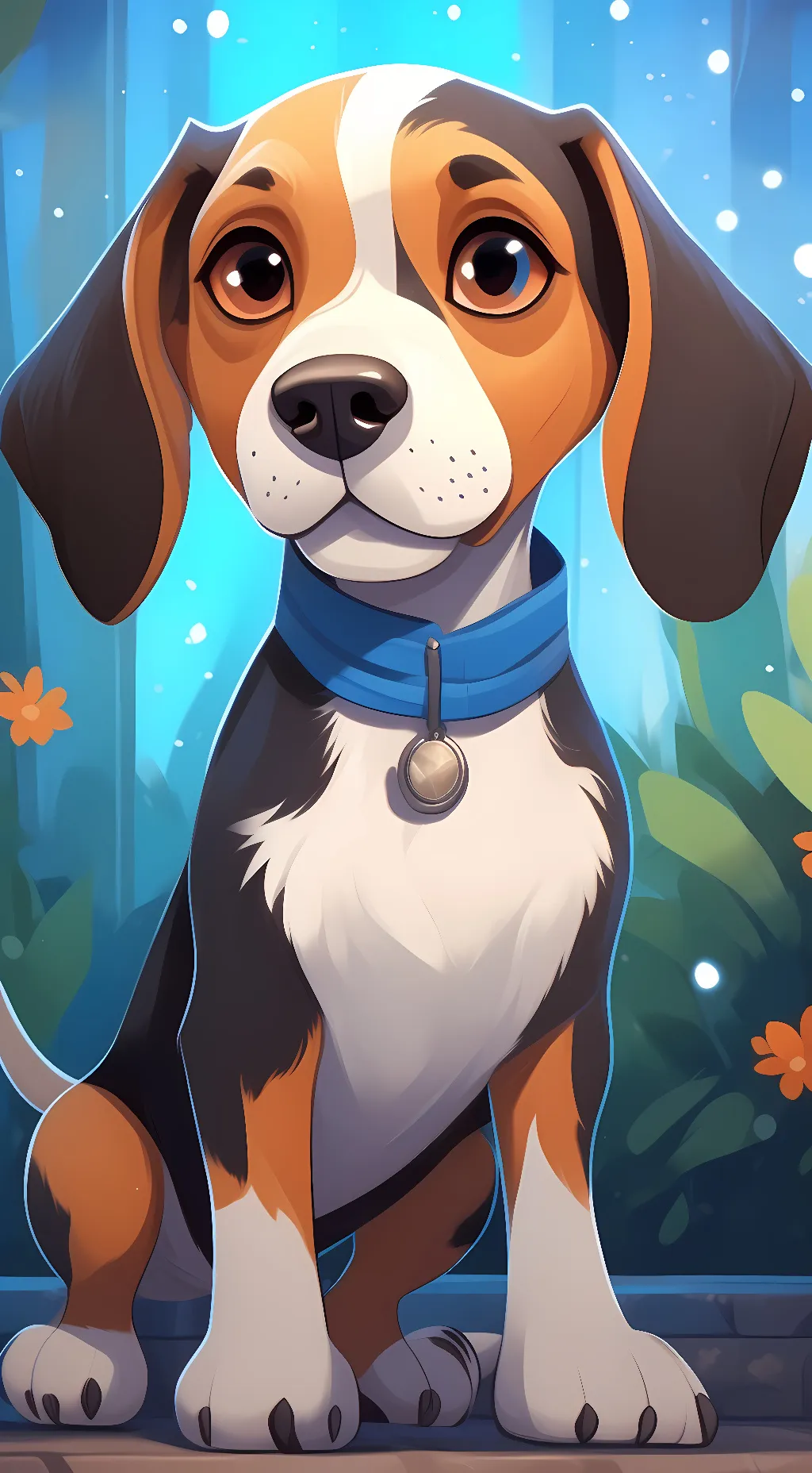 ai character: Maggie background