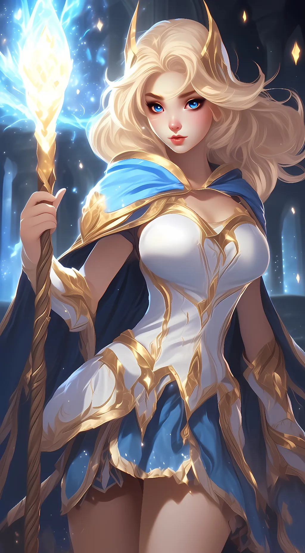 ai character: Lux background