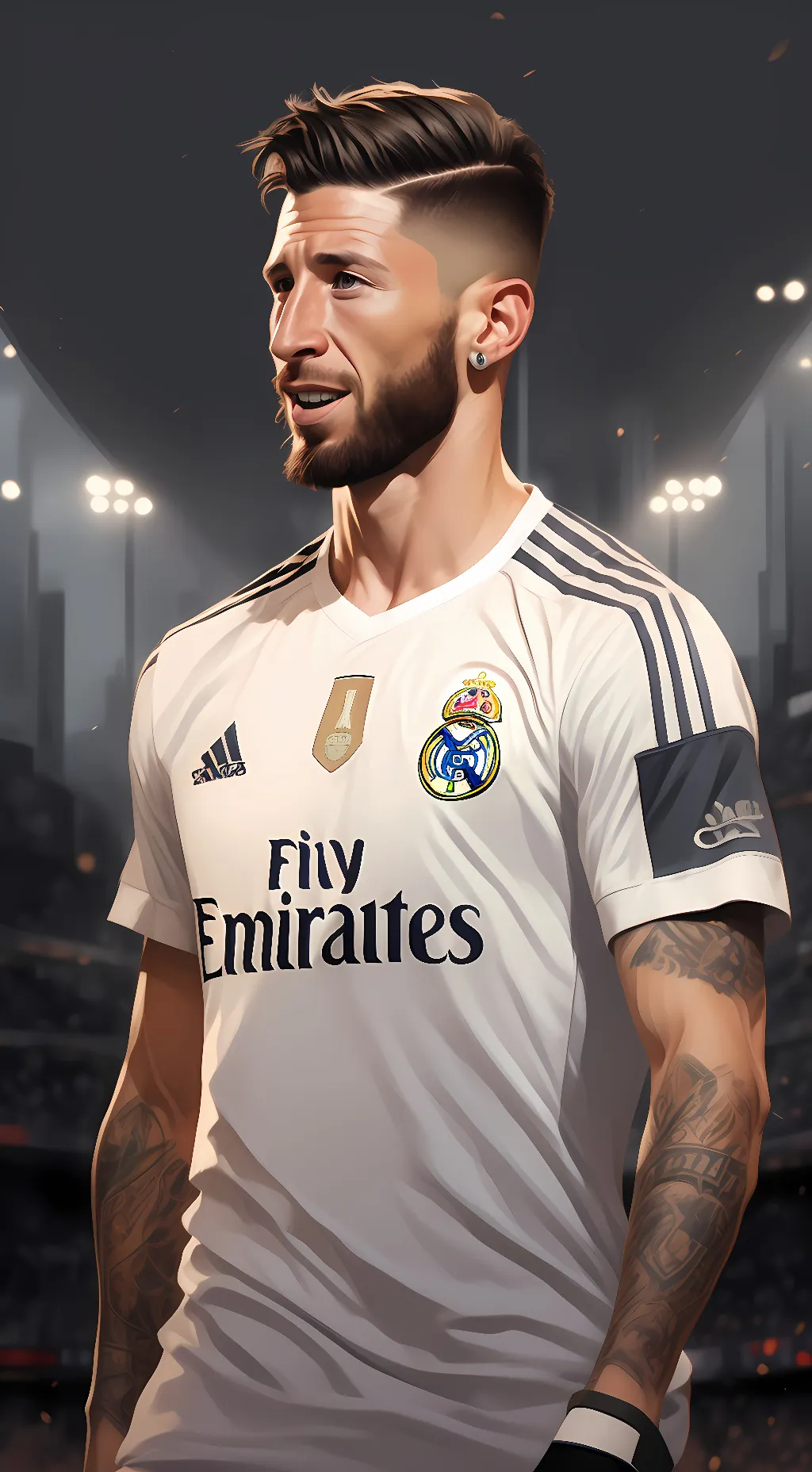 ai character: sergio ramos background