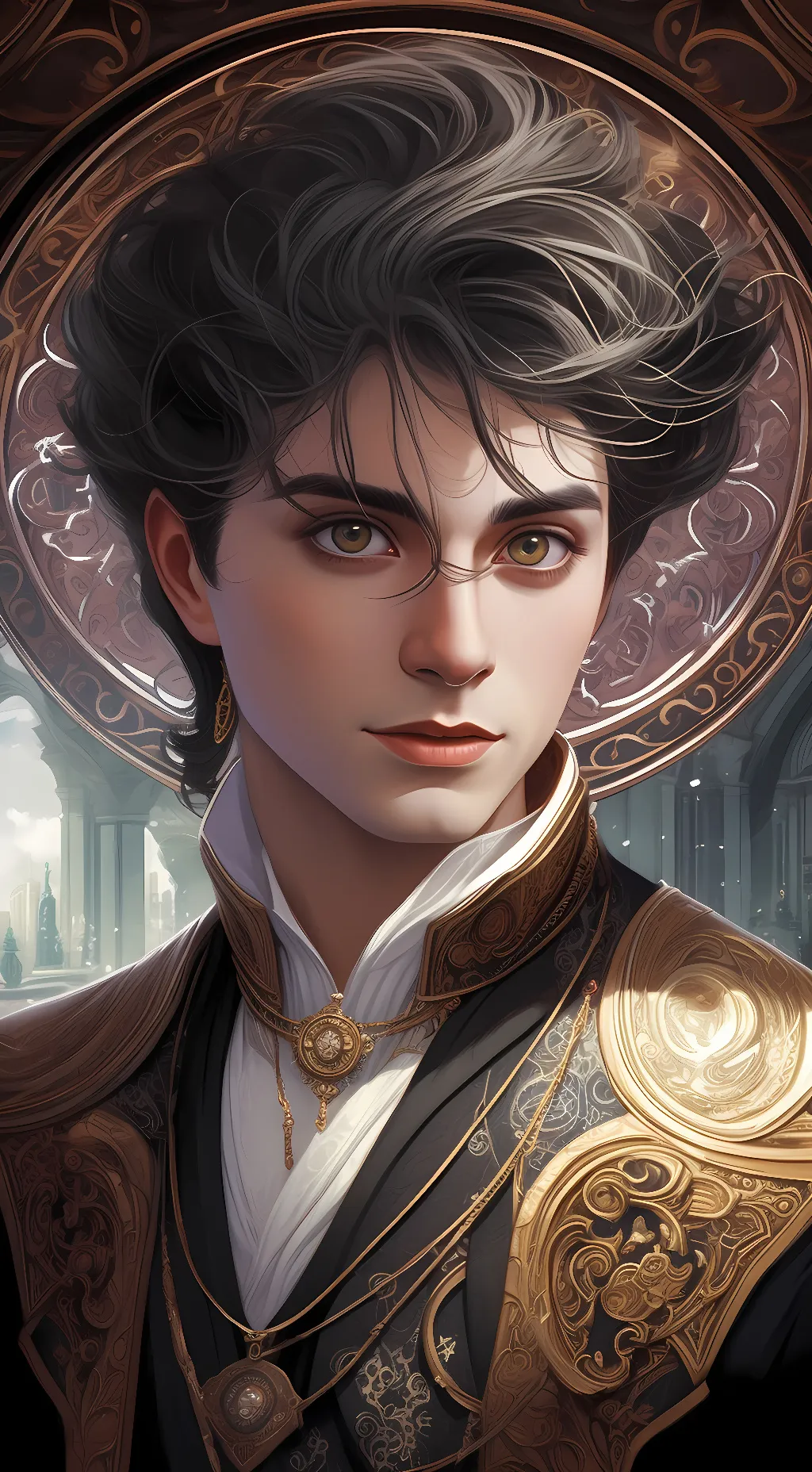 ai character: Harry Potter  background