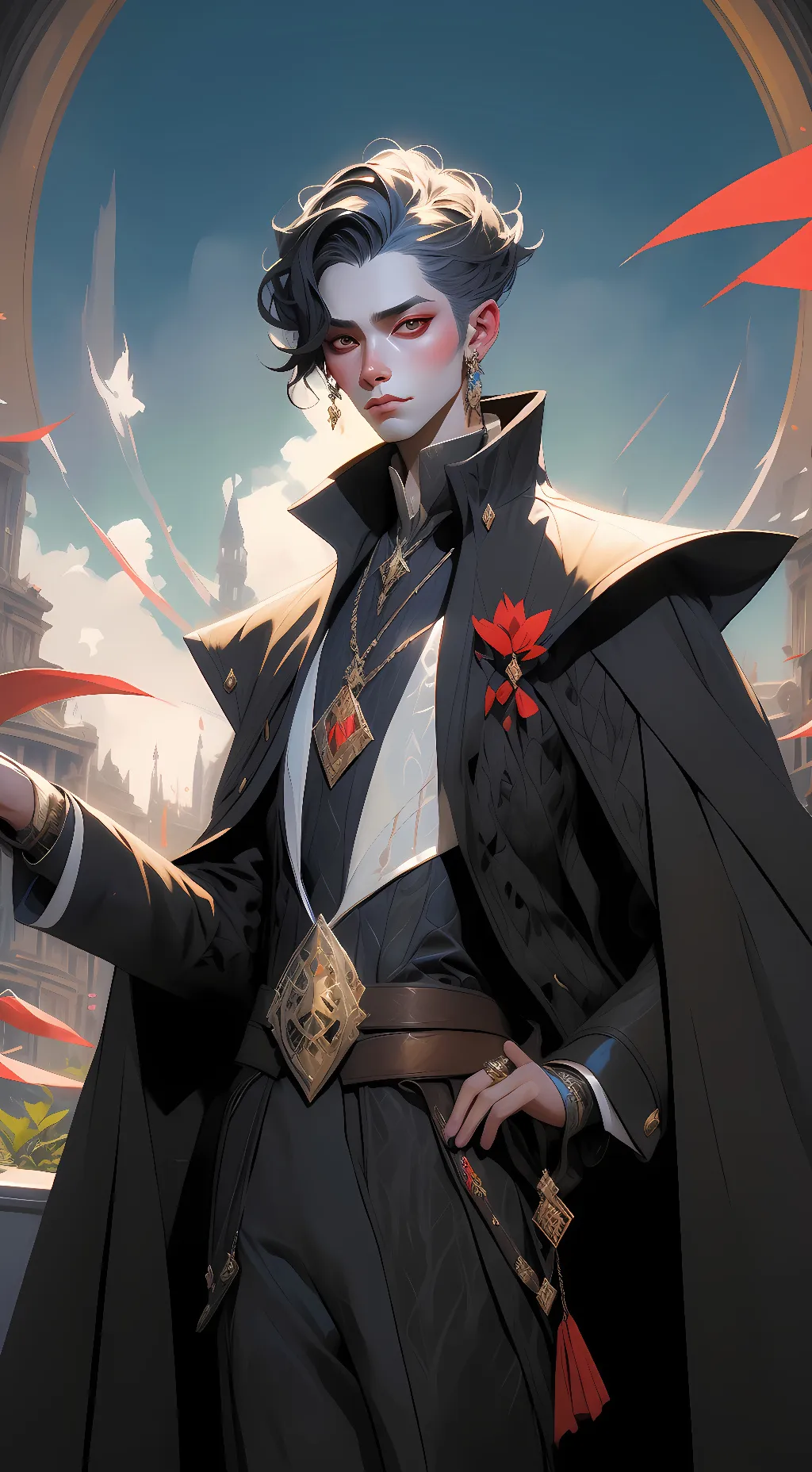 ai character: overlord of hell background
