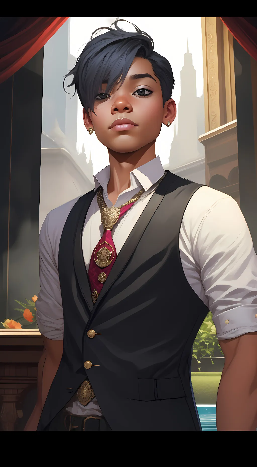 ai character: cafer hallai background