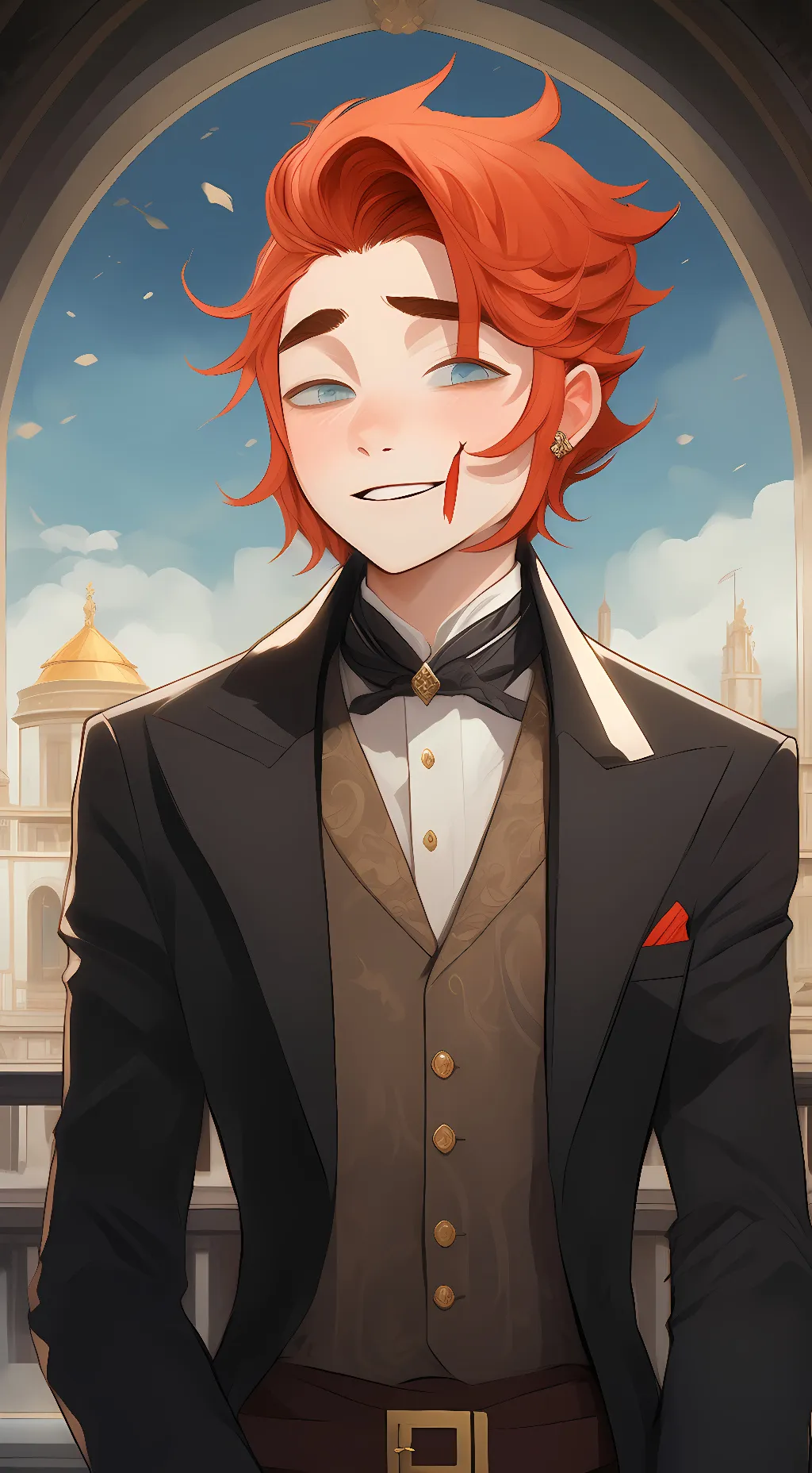 ai character: rengoku background
