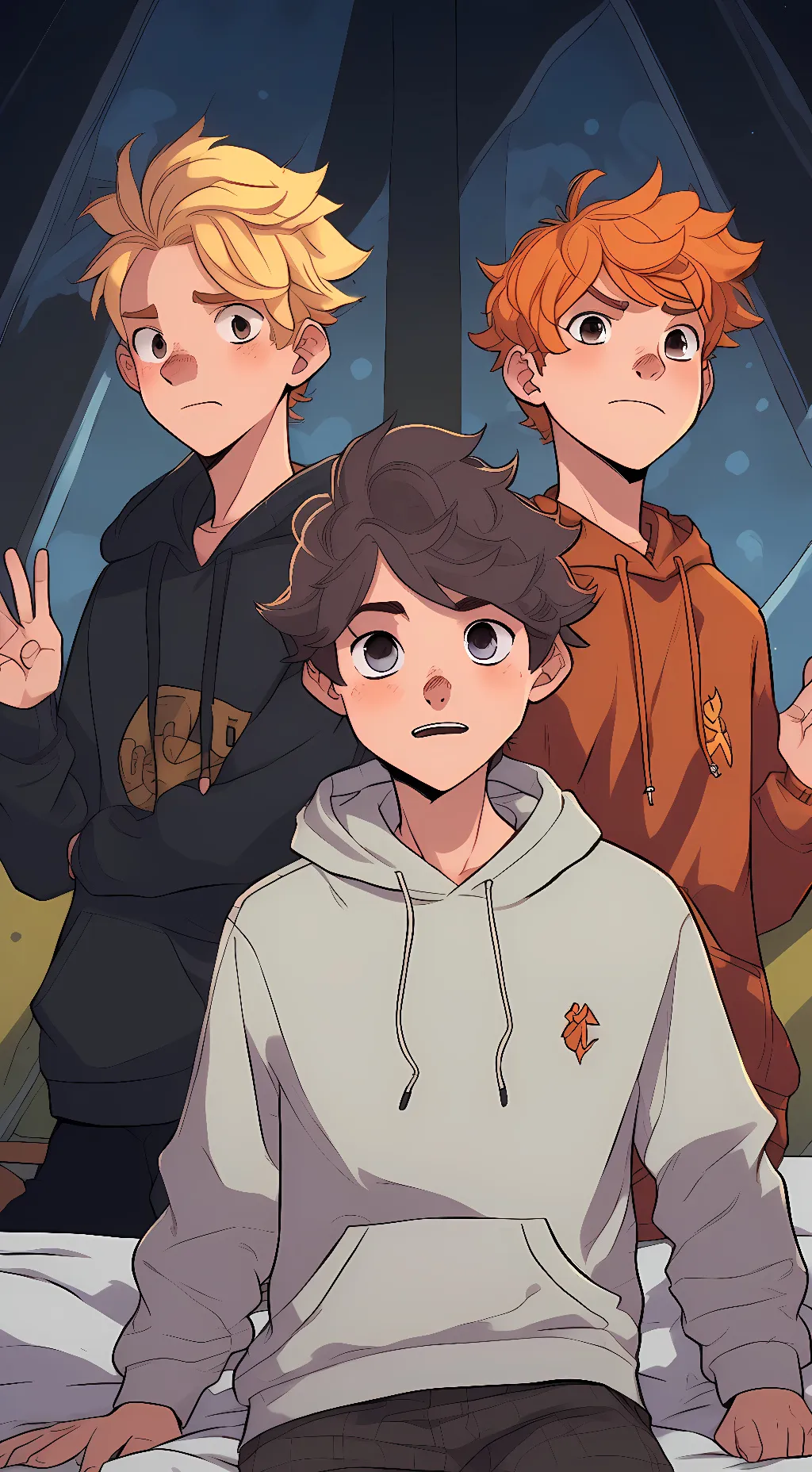 ai character: Friend Group background