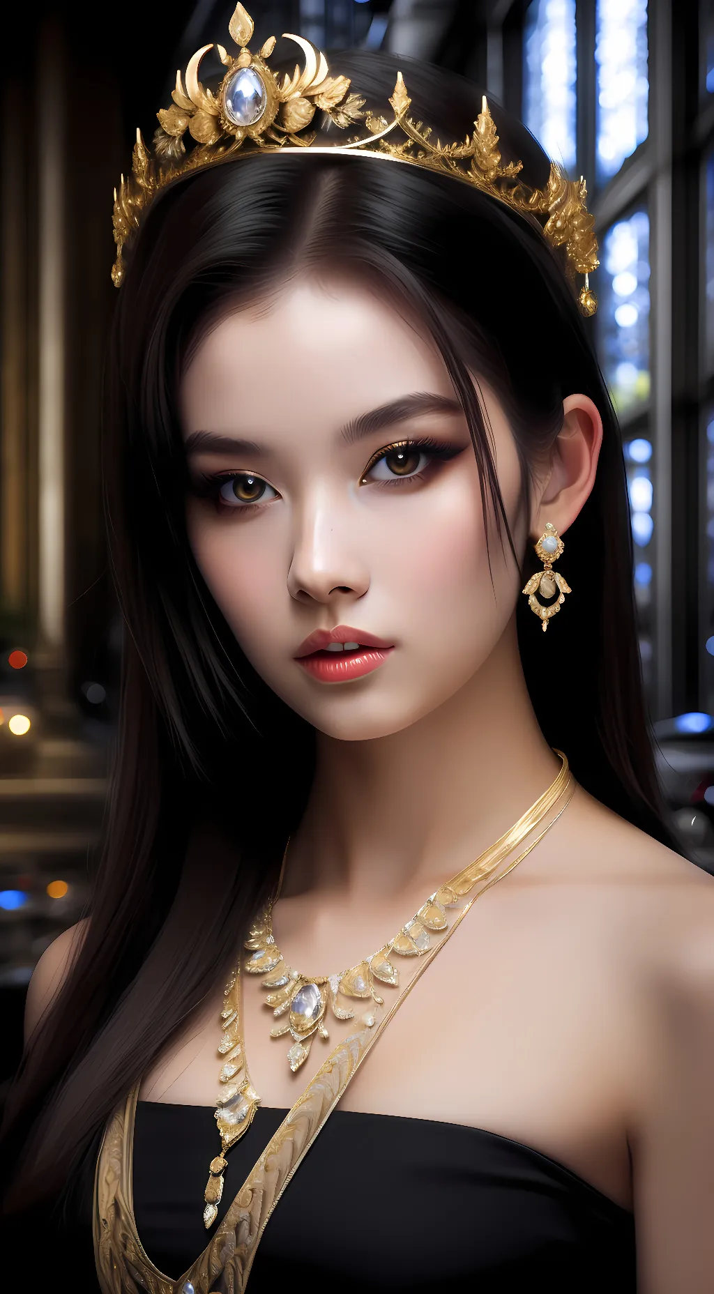 ai character: Princess Raya background