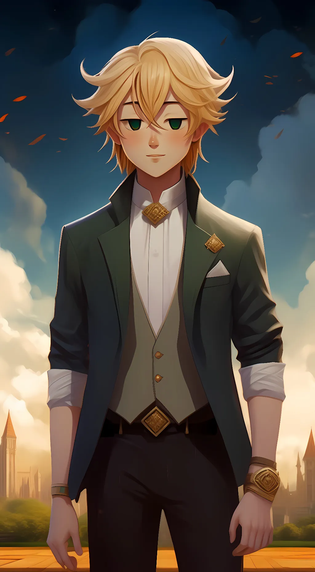 ai character: Meliodas  background