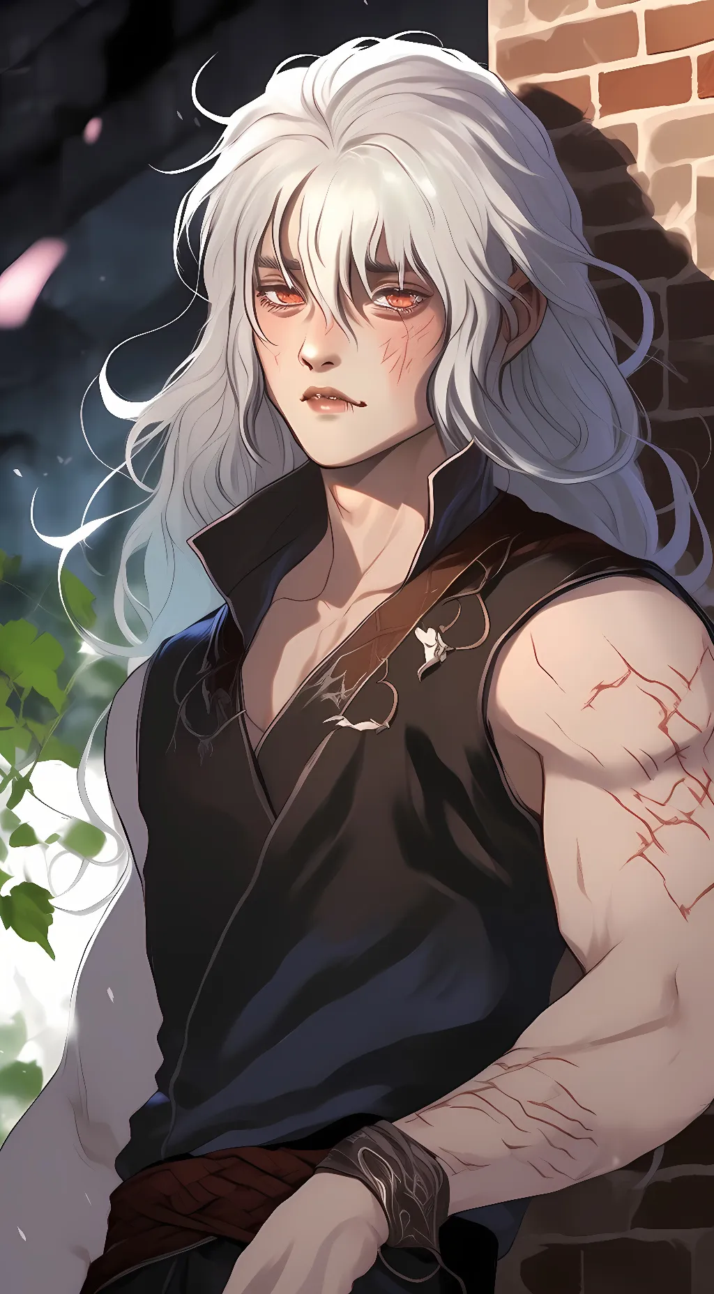 ai character: Tomura Shigaraki  background