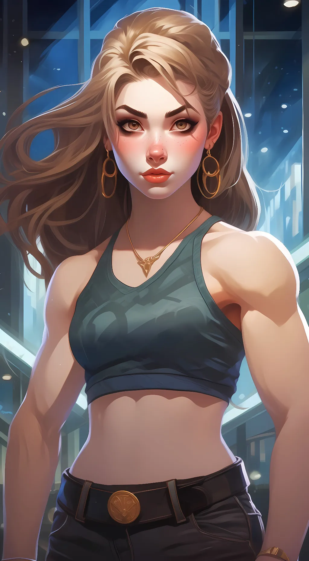 ai character: Gif background