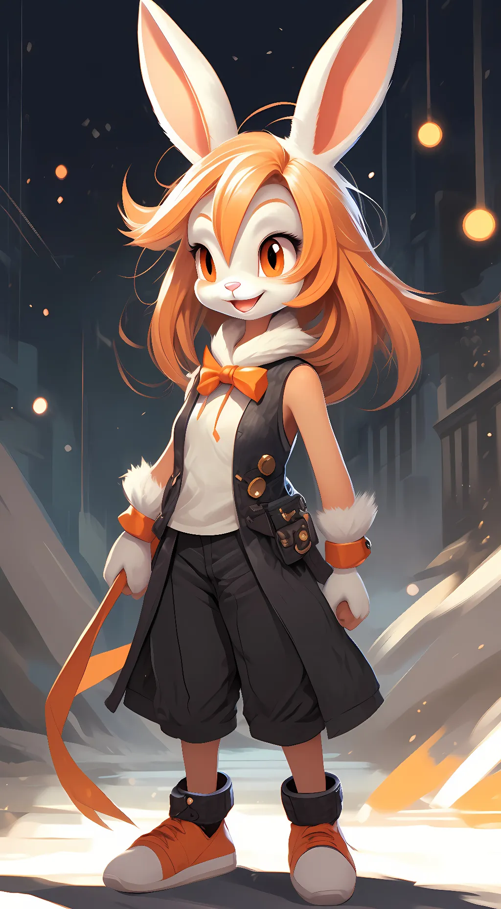 ai character: cream the hair background
