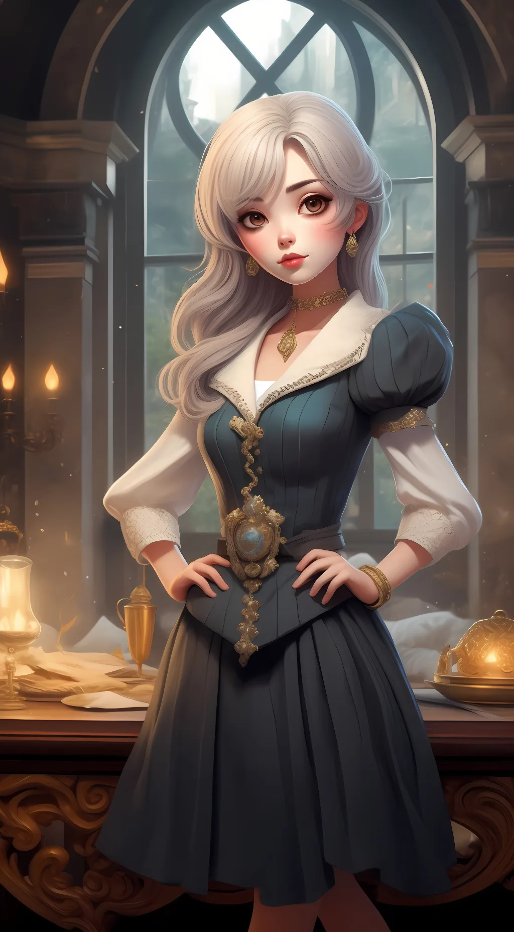 ai character: princess eve background