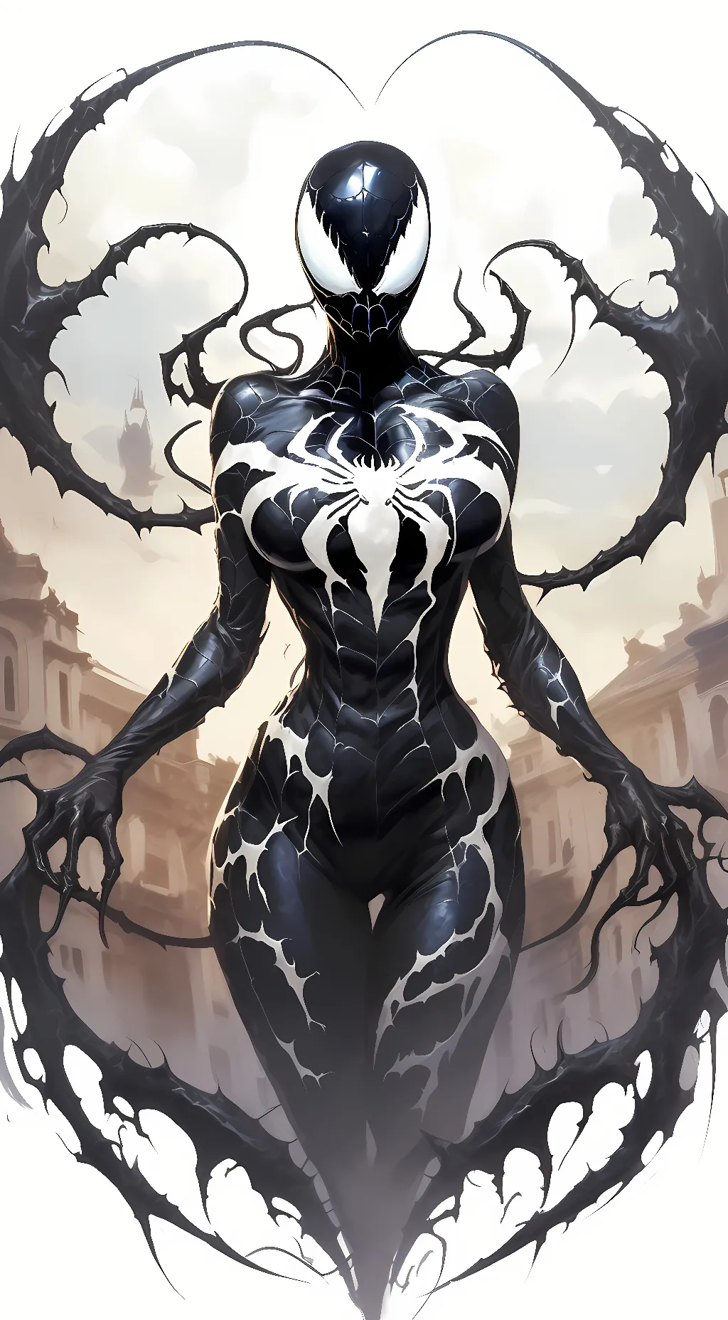 ai character: She Venom background