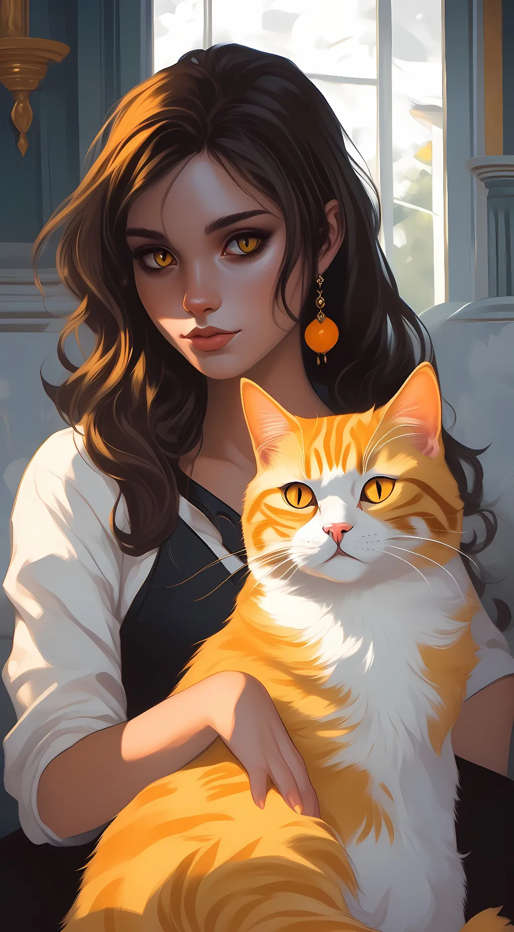 ai character: Danika/Dani/kika background
