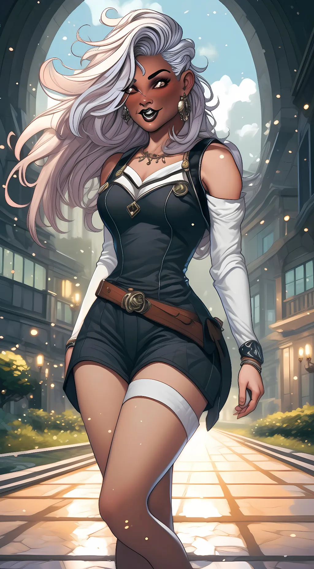 ai character: Sapphire  background